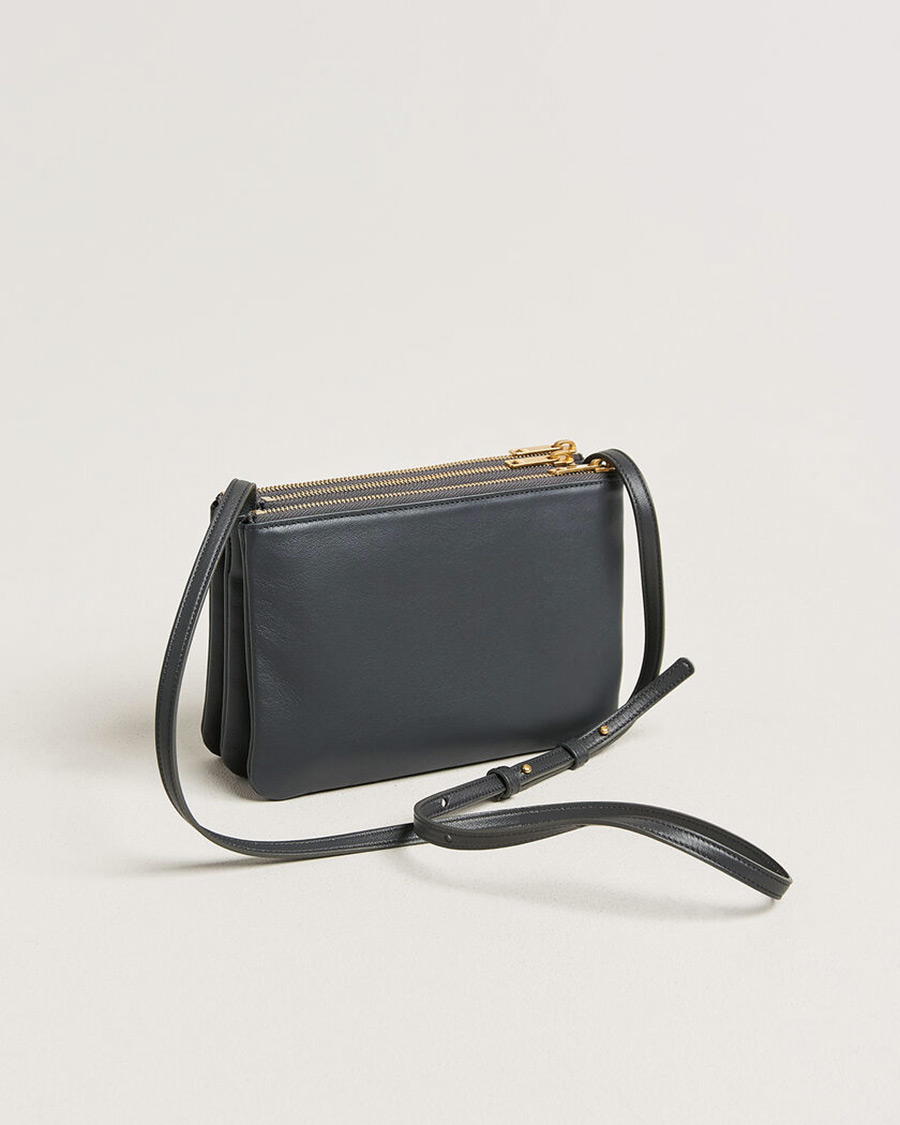 Men | Pre-Owned & Vintage Bags | Celine Pre-Owned | Trio Bag Small Leather Grey