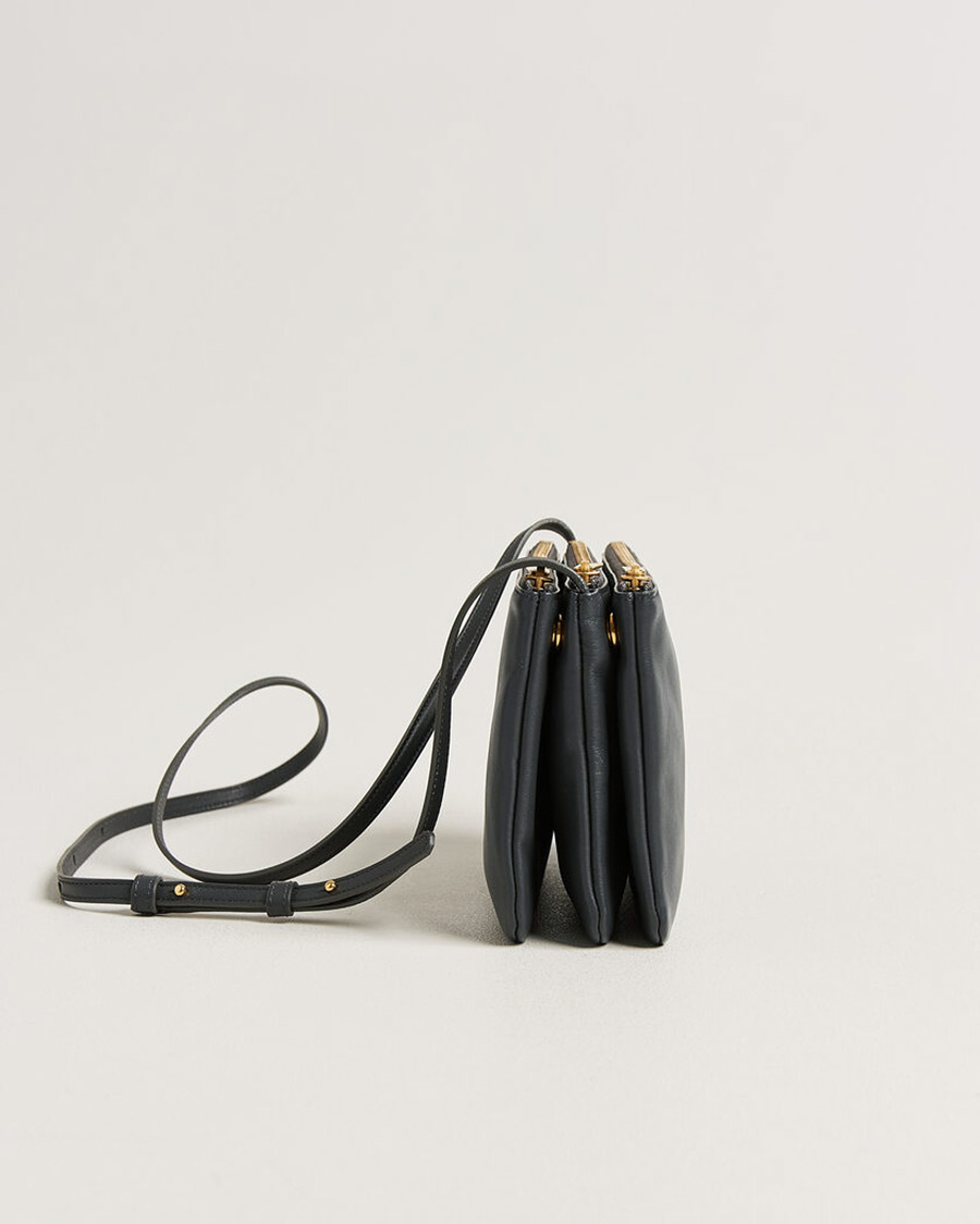 Men | Pre-Owned & Vintage Bags | Celine Pre-Owned | Trio Bag Small Leather Grey