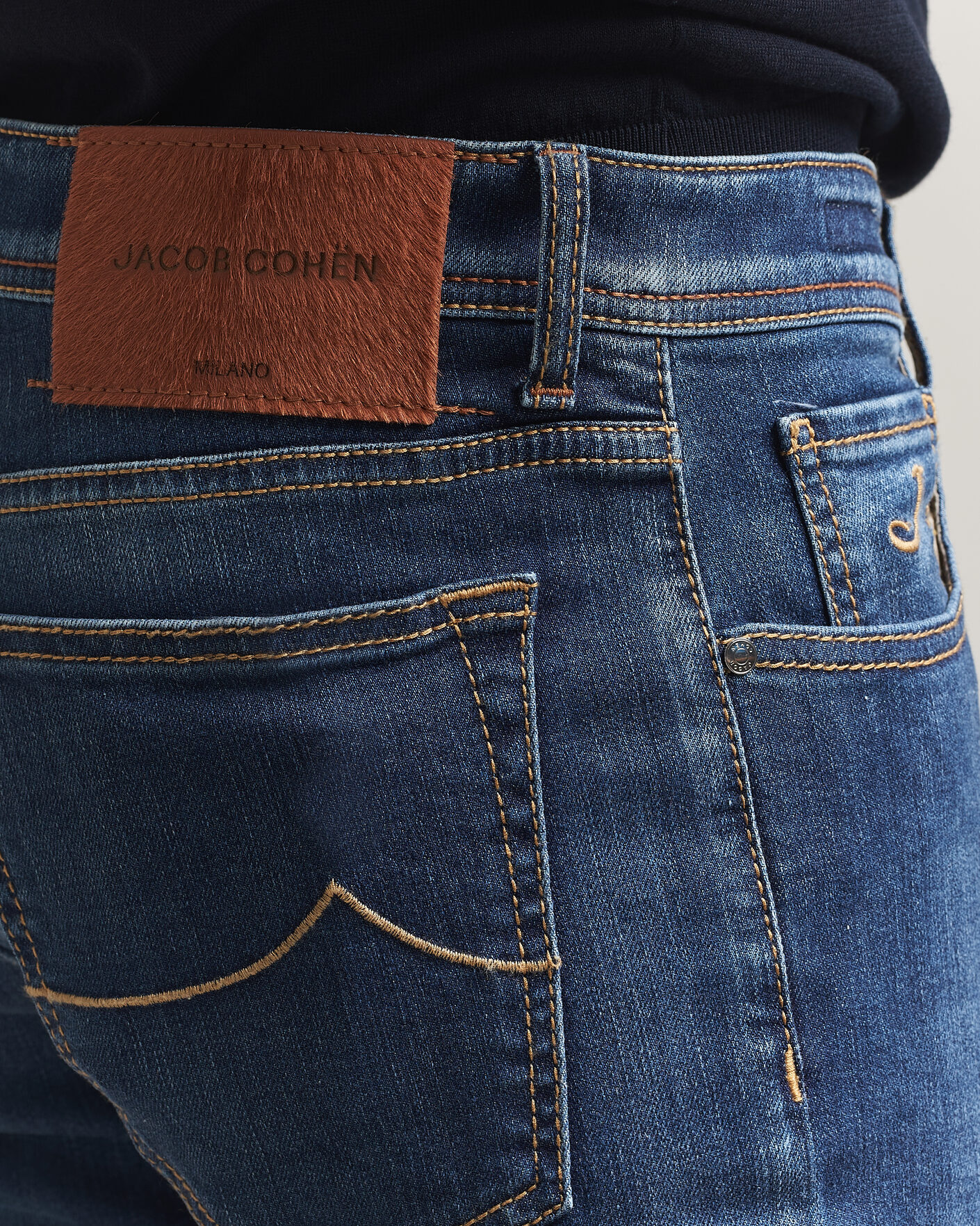 Men | Jeans | Jacob Cohën | Bard Slim Fit Super Stretch Jeans Medium Vintage