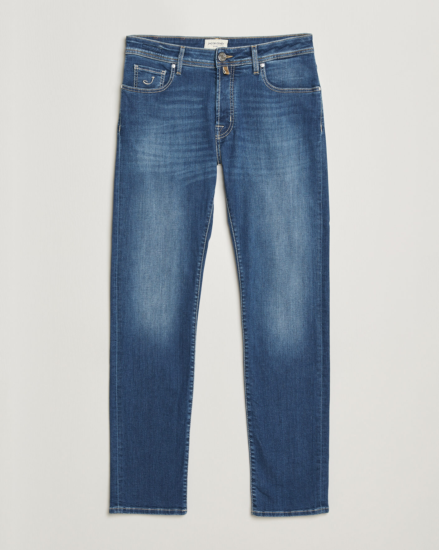Men | Trousers | Jacob Cohën | Bard Slim Fit Super Stretch Jeans Light Vintage
