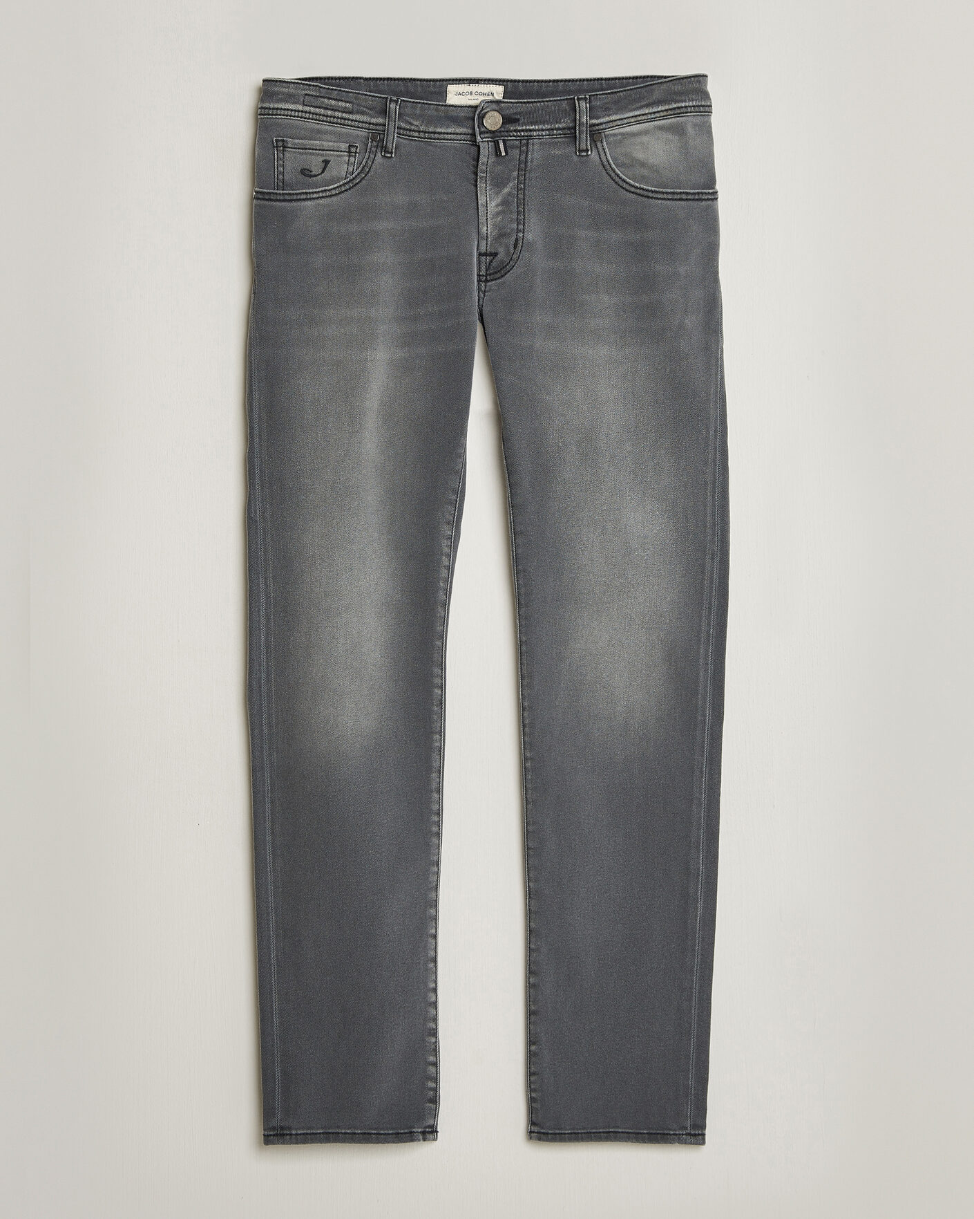 Men | Trousers | Jacob Cohën | Nick Slim Fit Power Stretch Jeans Light Black Wash