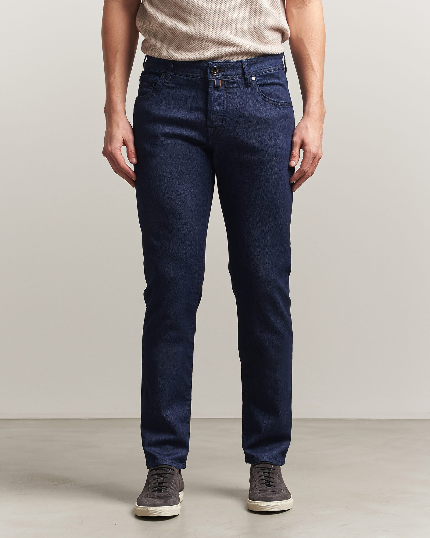 Men | Trousers | Jacob Cohën | Nick Slim Fit Super Stretch Jeans Rinse Wash