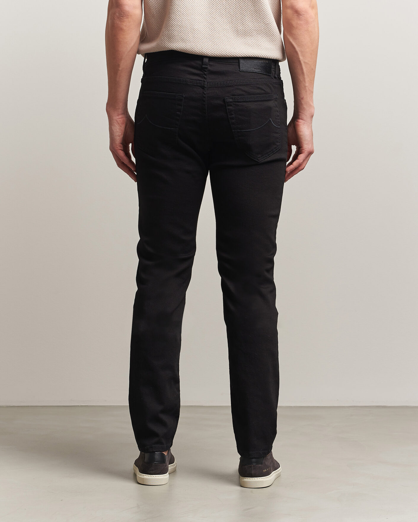 Men | Jeans | Jacob Cohën | Nick Slim Fit Stretch Stay Black Jeans Rinse Wash