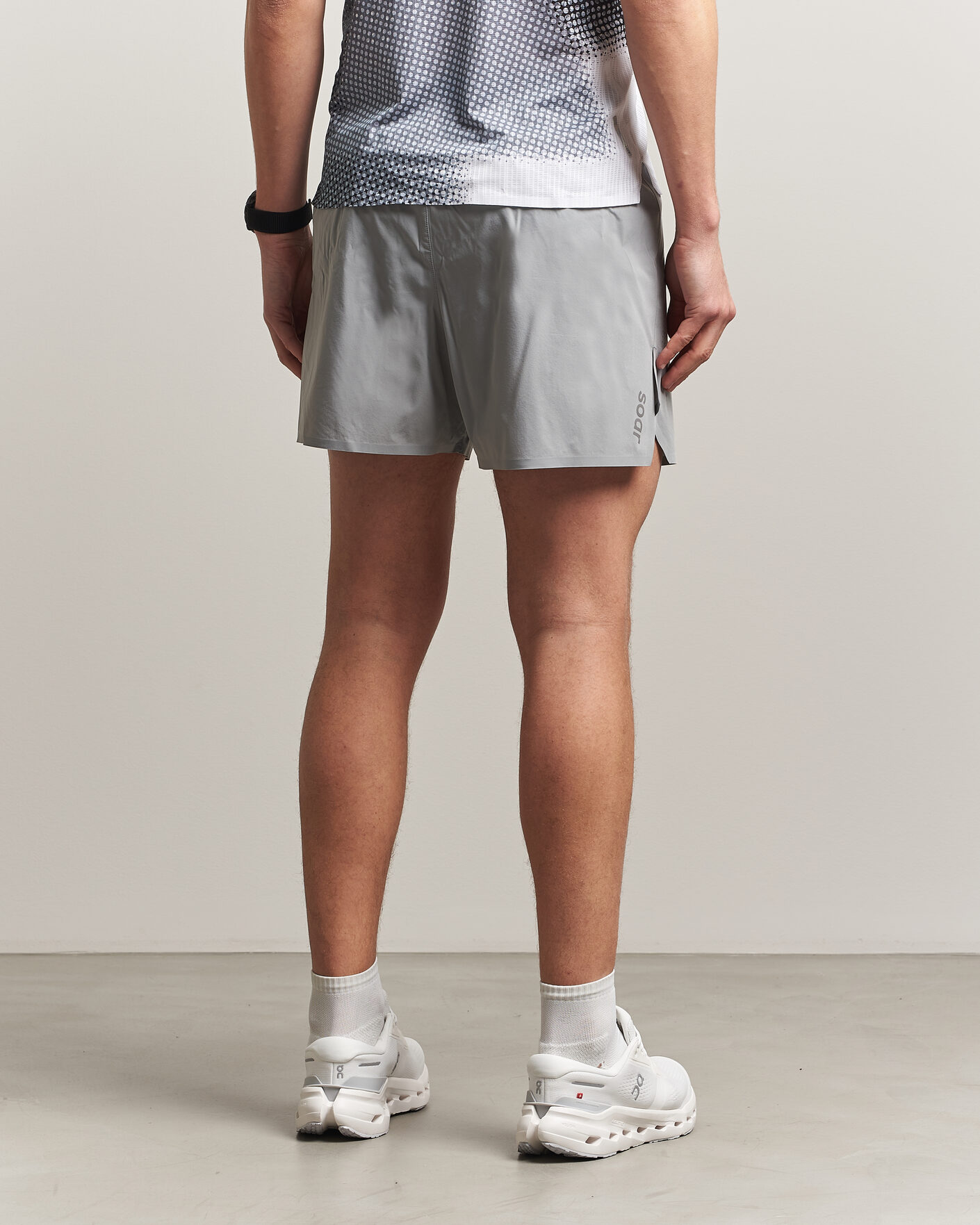 SOAR Running Run Short Silver Grey at CareOfCarl.com