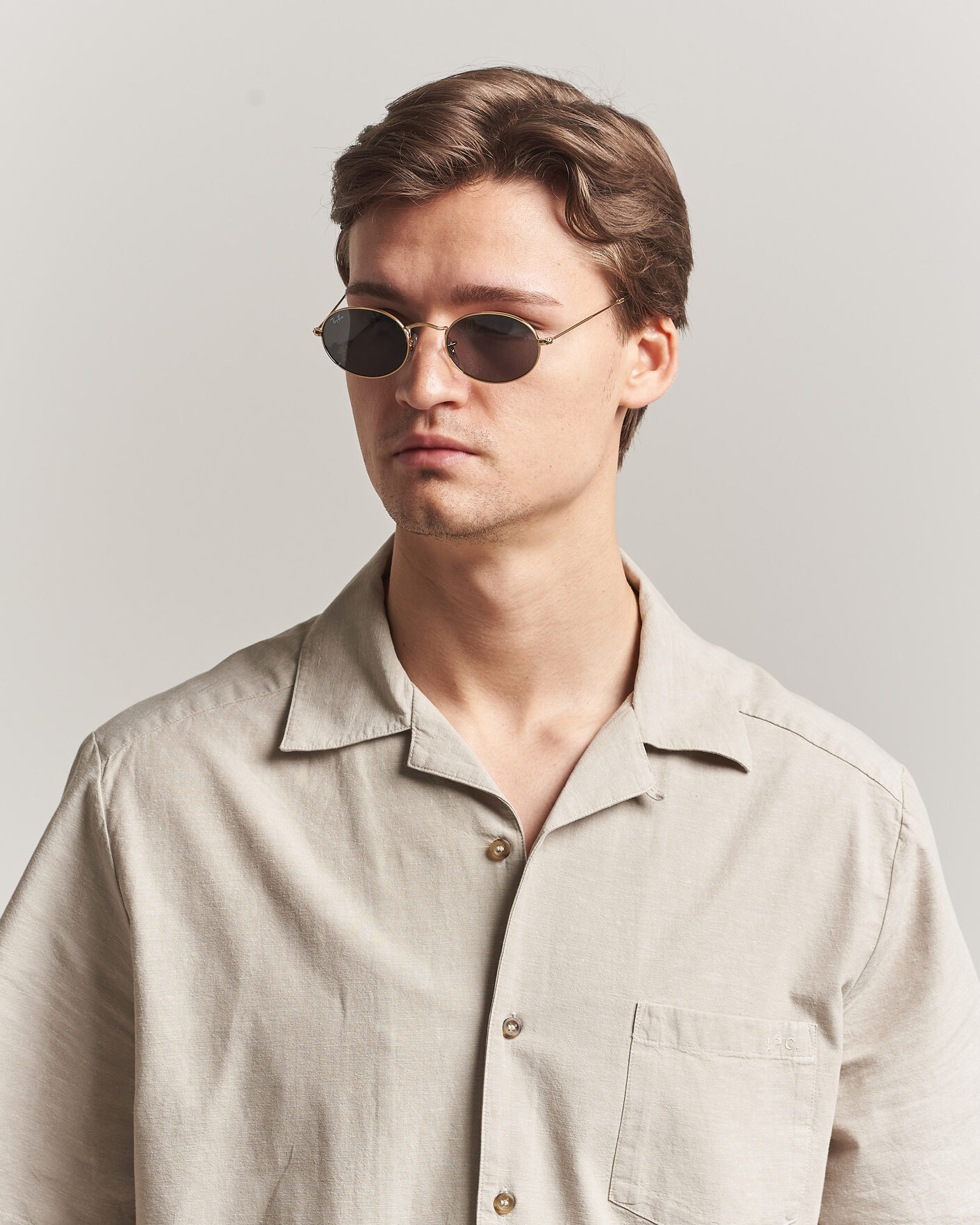 Men | Sunglasses | Ray-Ban | Oval Sunglasses Arista