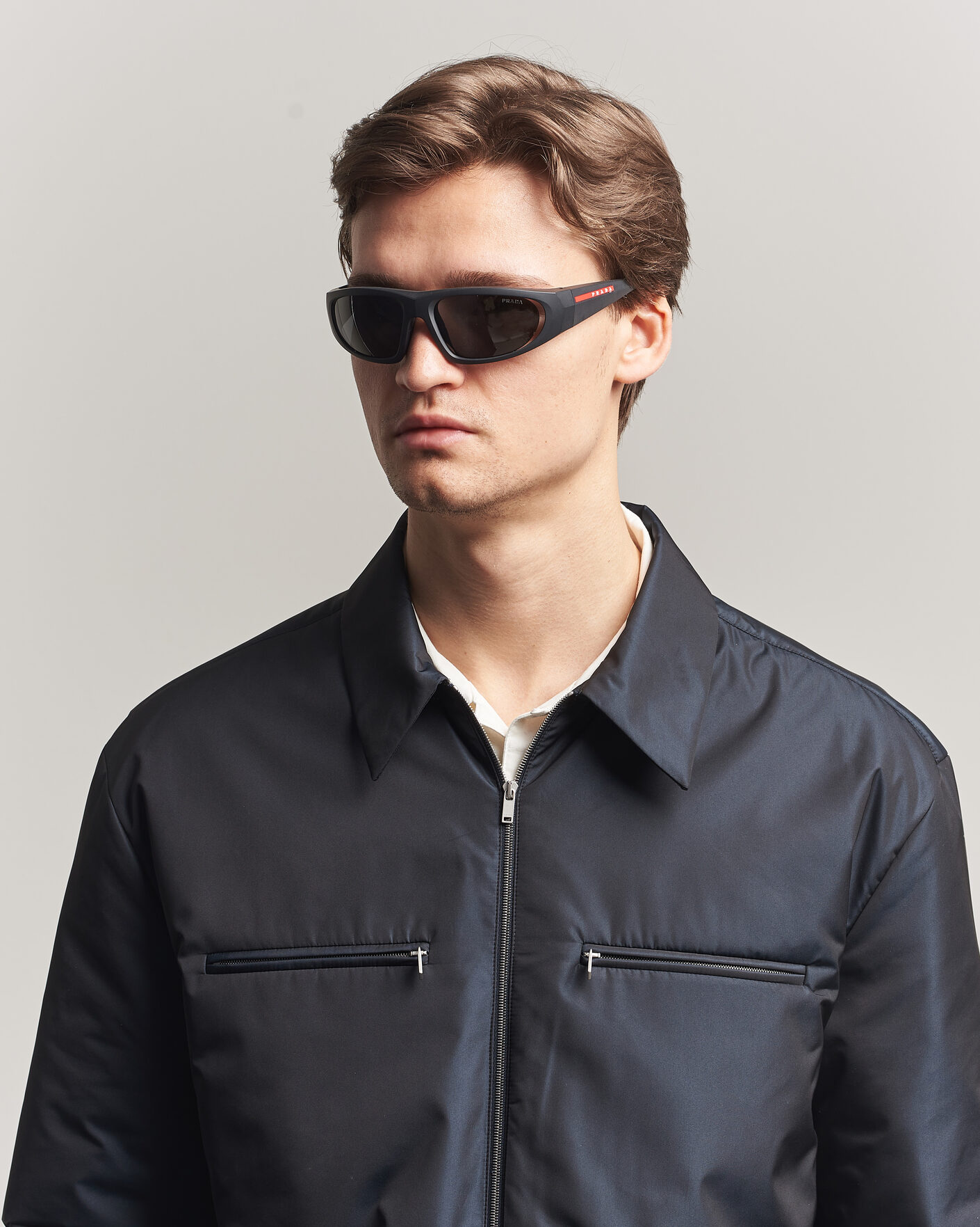 Men | Sunglasses | Prada Linea Rossa | 0PS B03S Sunglasses Matte Black