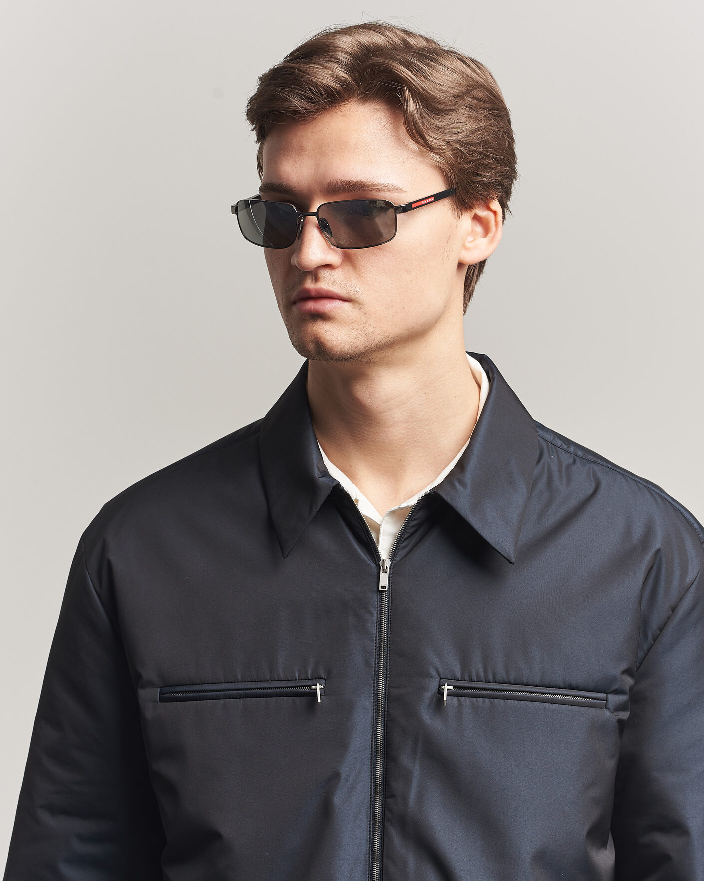 Men | Sunglasses | Prada Linea Rossa | 0PS B54S Sunglasses Metal Grey