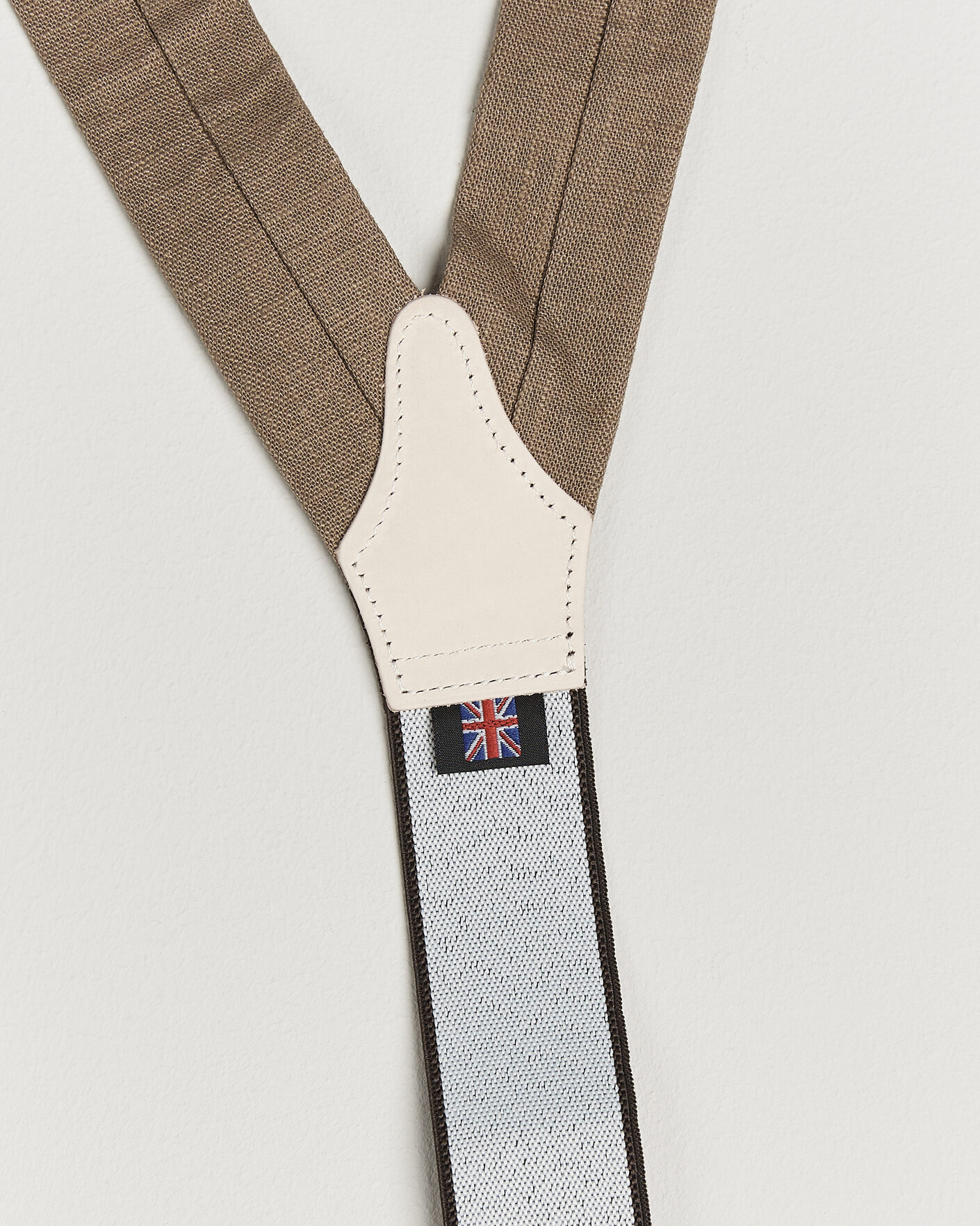Men | Braces | Albert Thurston | Linen Braces Acorn Brown