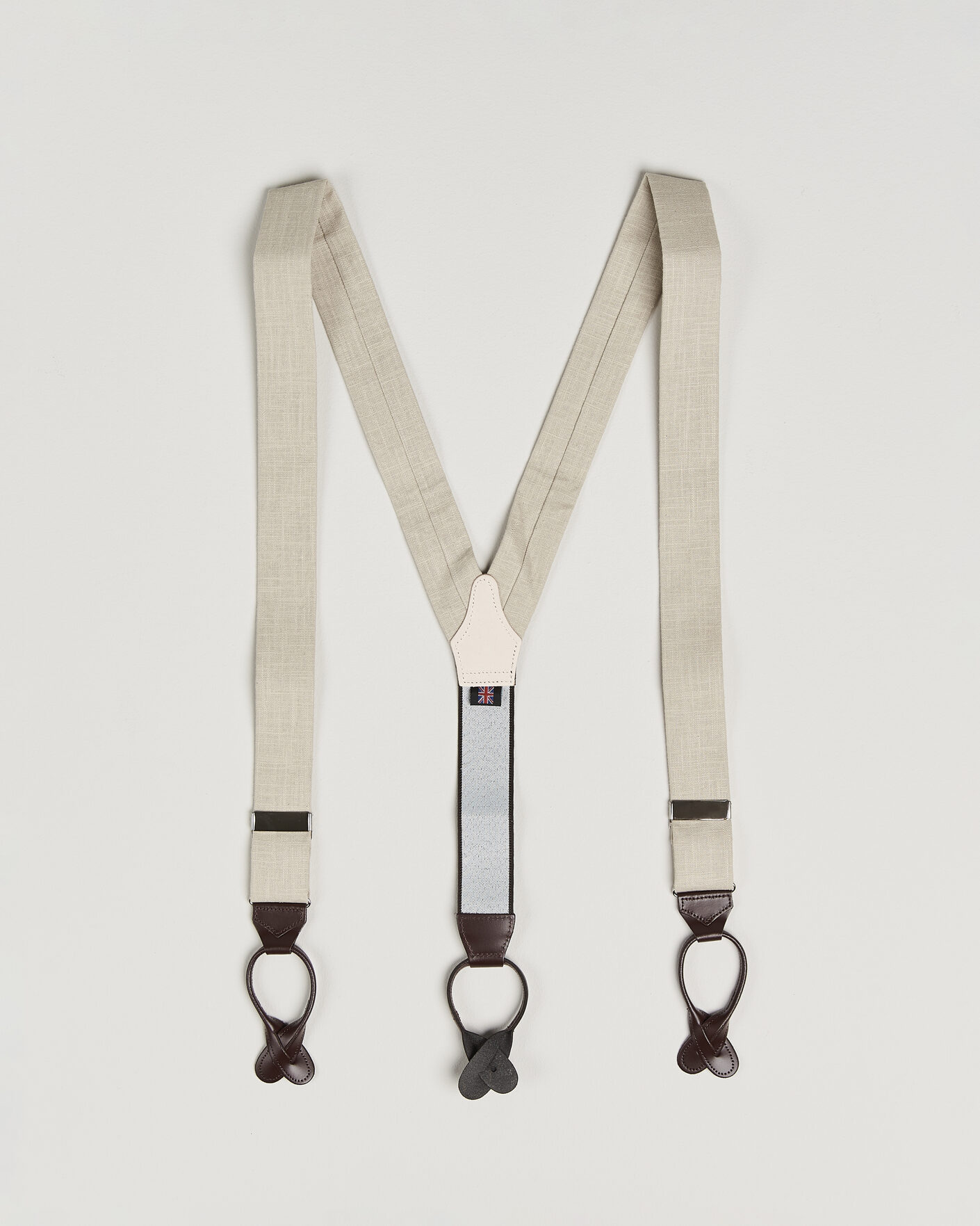 Men | Braces | Albert Thurston | Linen Braces Natural