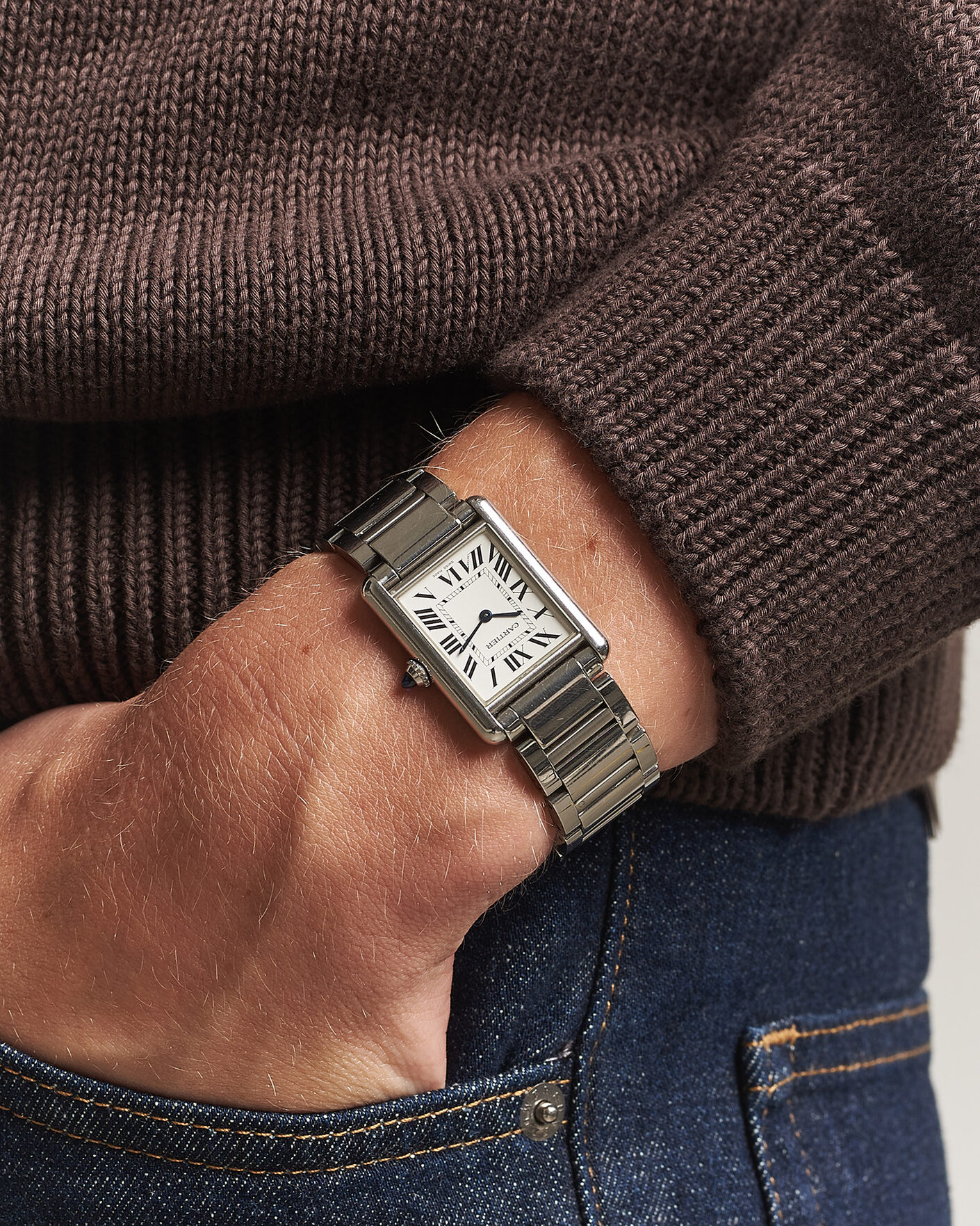 Men | Pre-Owned & Vintage Watches | Cartier Pre-Owned | Tank Must