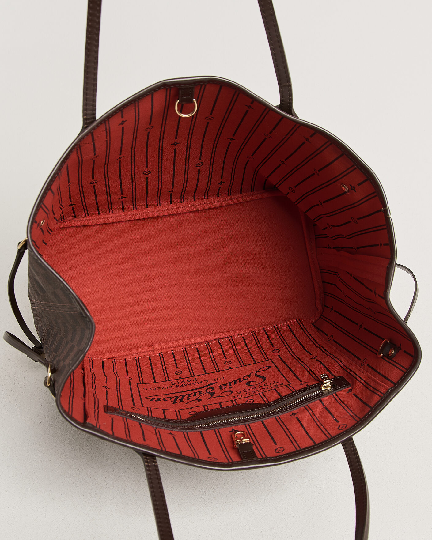 Men | Pre-Owned & Vintage Bags | Louis Vuitton Pre-Owned | Neverfull MM Damier Ebene