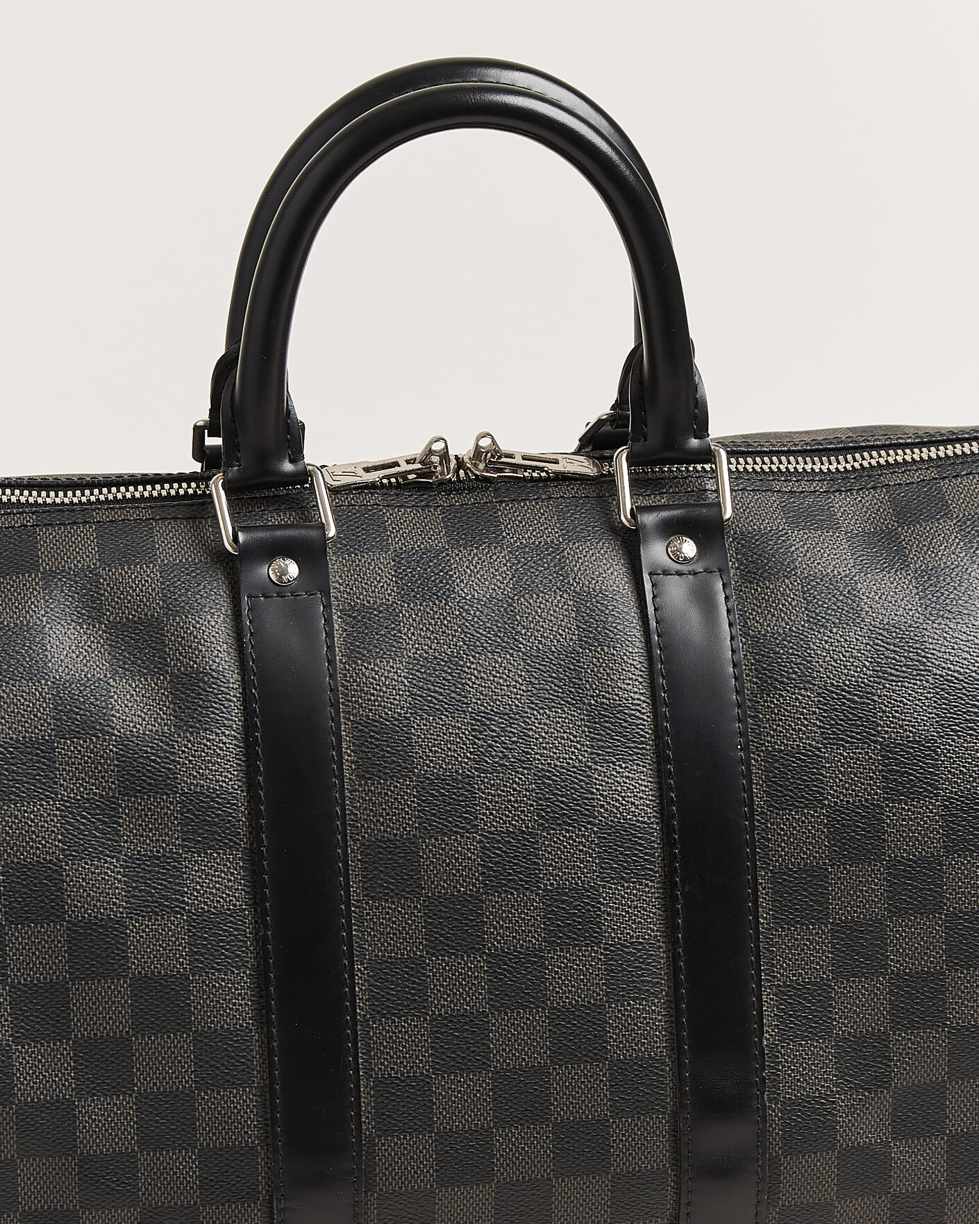 Men | Pre-Owned & Vintage Bags | Louis Vuitton Pre-Owned | Keepall Bandouliére 45 Damier Graphite
