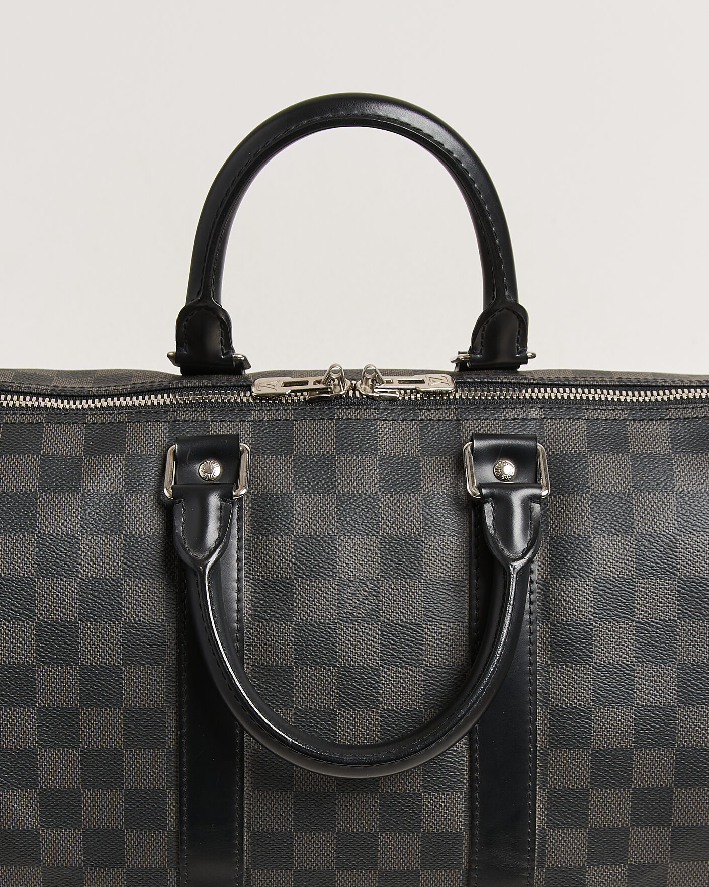 Men | Pre-Owned & Vintage Bags | Louis Vuitton Pre-Owned | Keepall Bandouliére 45 Damier Graphite