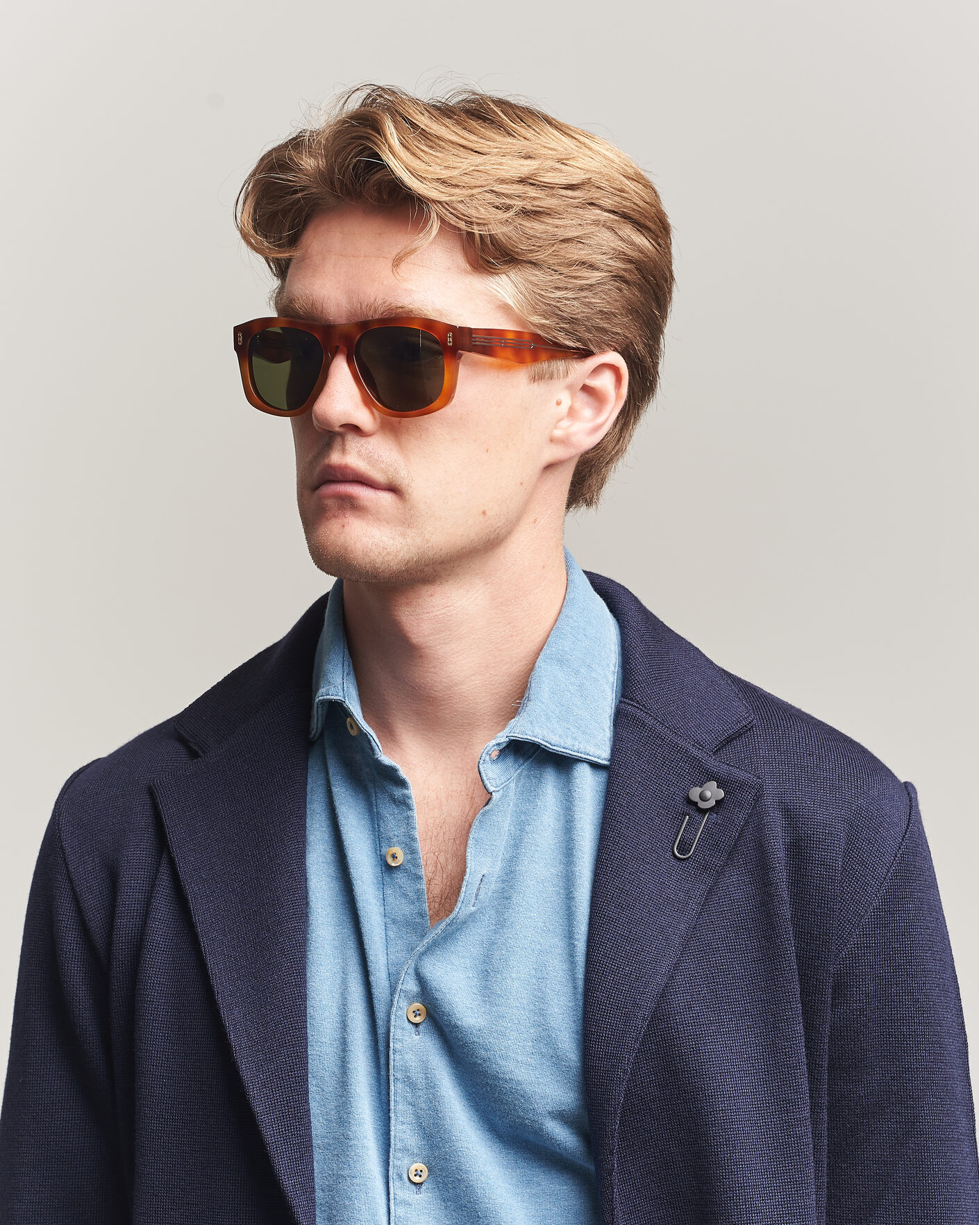 Brunello Cucinelli Alke Sunglasses Havana at CareOfCarl.com