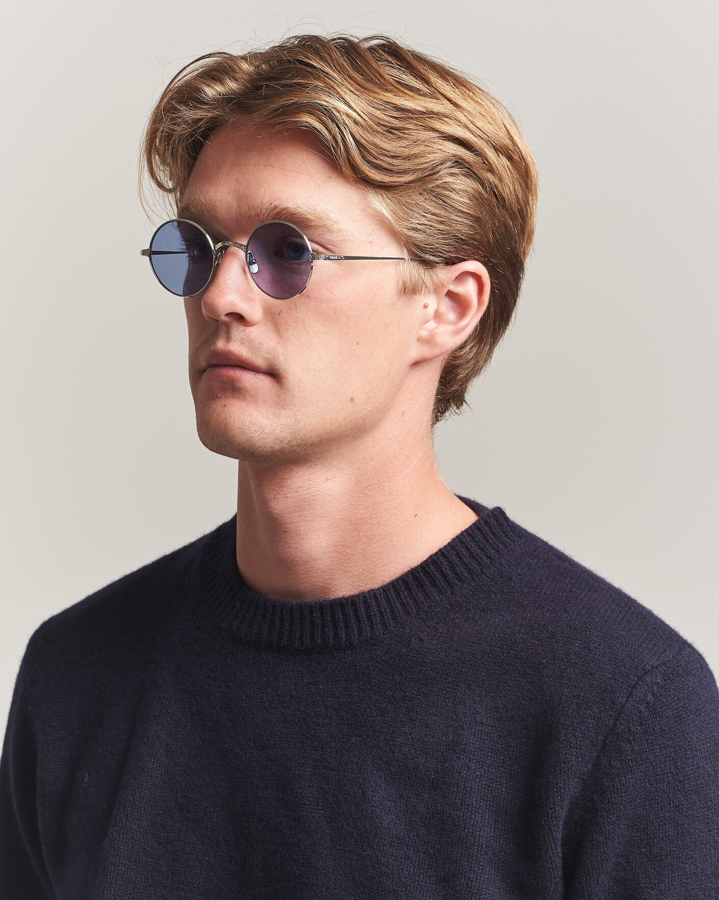 Men | Sunglasses | Garrett Leight | GLCO X Ozzy Sunglasses Platinum
