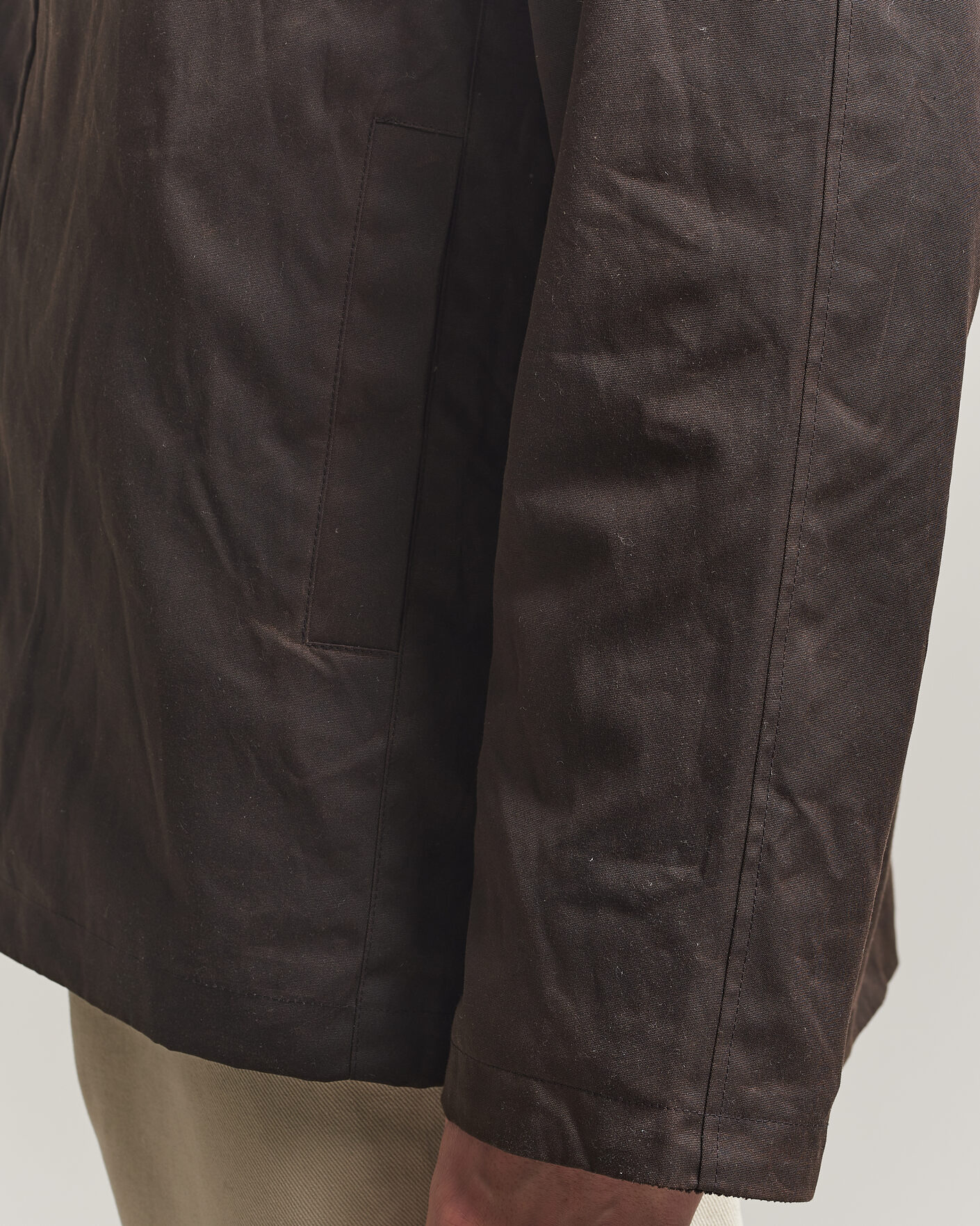 Men | Coats & Jackets | A Day's March | Limestone Waxed Jacket Dark Brown