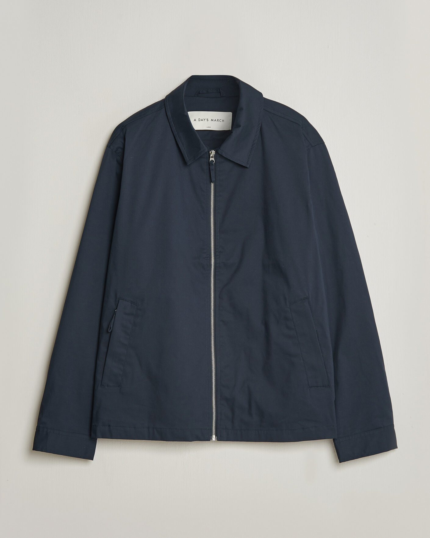 Men | Coats & Jackets | A Day's March | Garland Cotton Jacket Navy