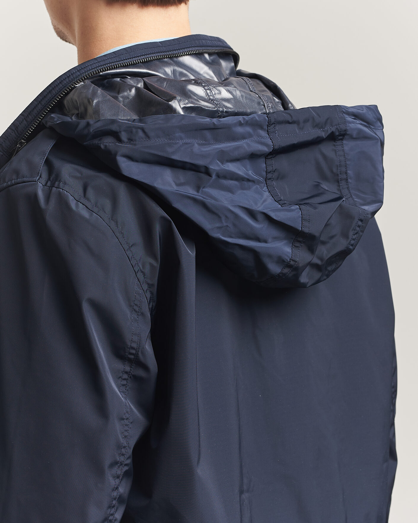 Men | Coats & Jackets | A Day's March | Barnett M65 Nylon Jacket Navy