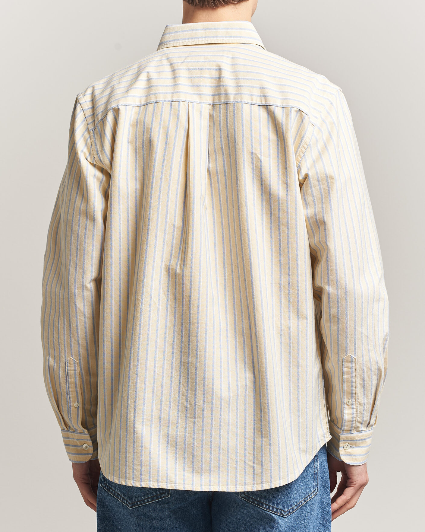 Men | Shirts | A Day's March | Original Oxford Shirt Yellow Multi