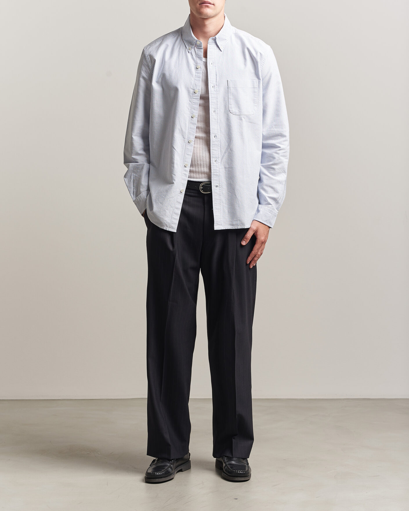 Men |  | A Day's March | Original Oxford Shirt Blue/White