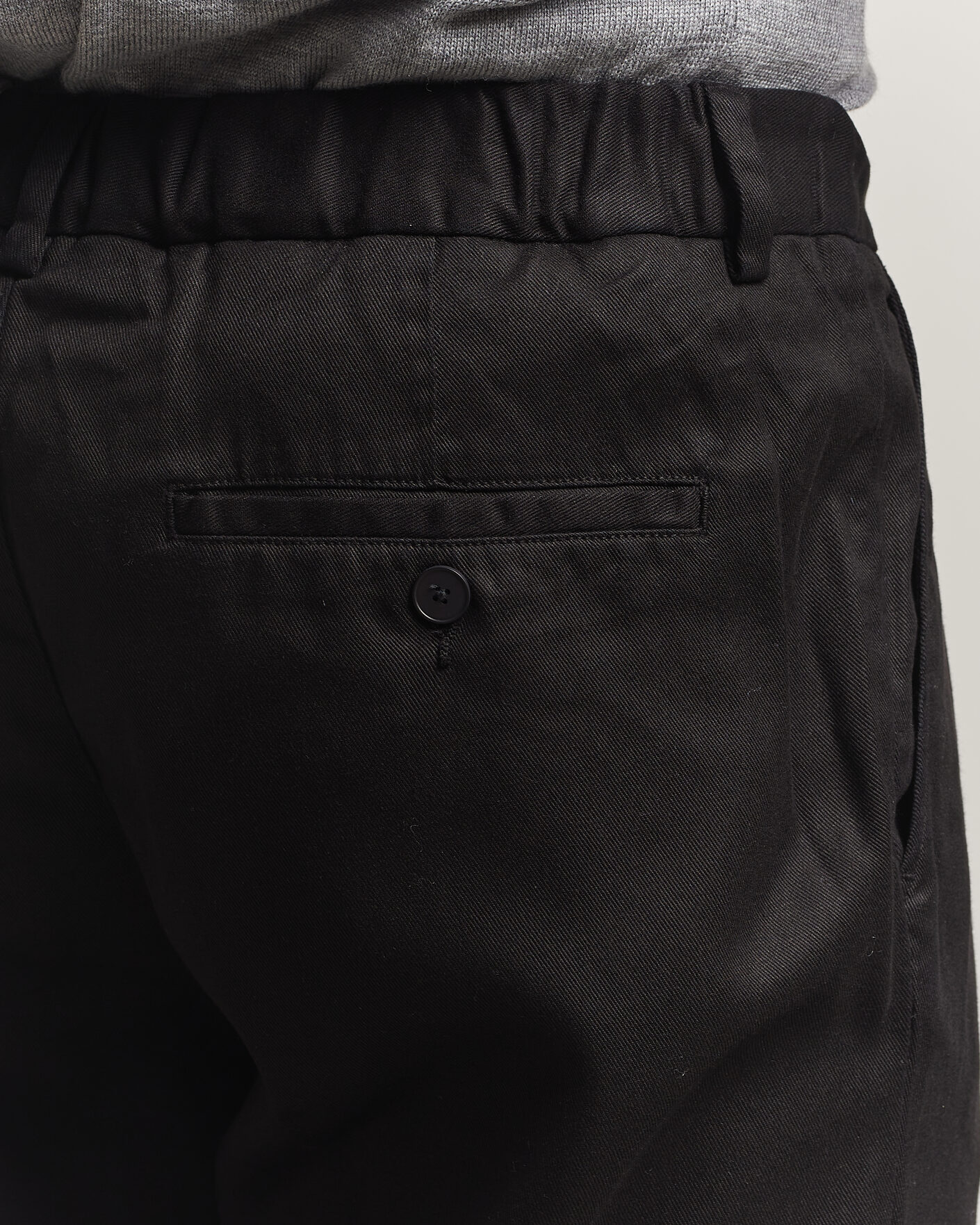 Men | Trousers | A Day's March | Smart Lyocell Trousers Black