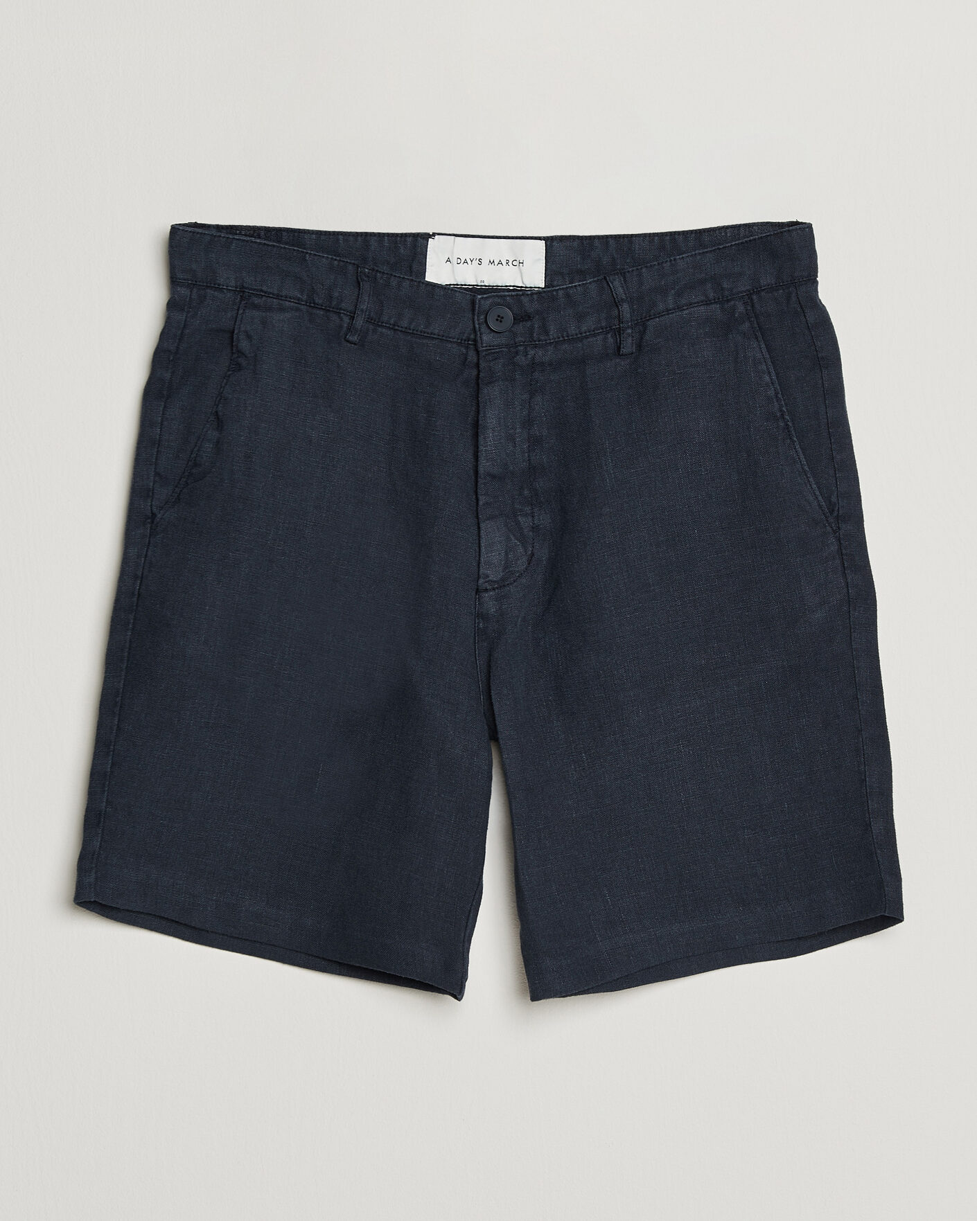 Men | Webshop news | A Day's March | Luny Linen Shorts Navy