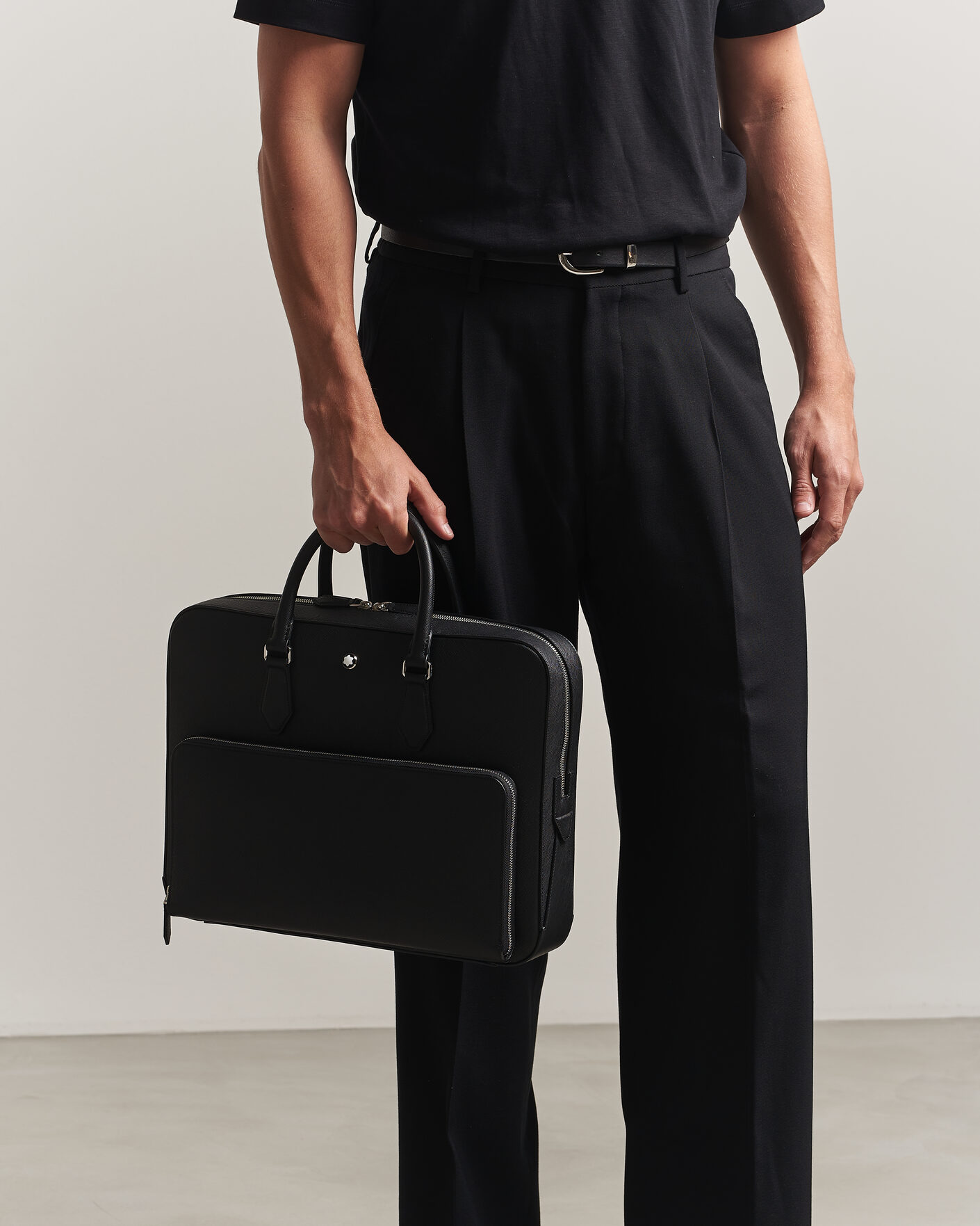 MONTBLANC ビジネスバッグ MONTBLANC MEISTERSTUCK TEXTURED LEATHER BUSINESS バッグ (Montblanc