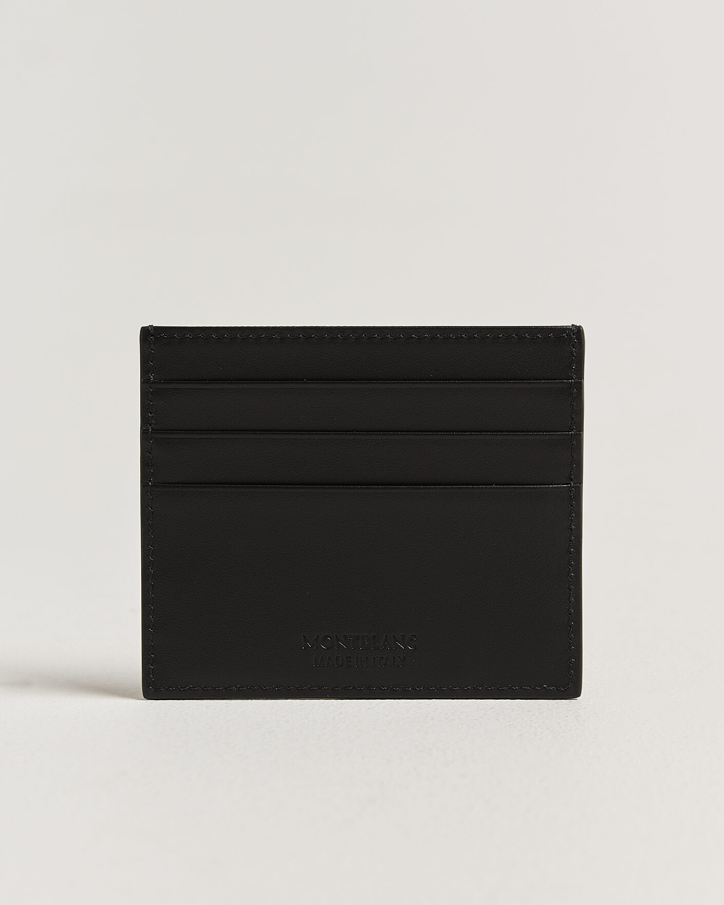 Montblanc Extreme Leather 6cc Card Holder Black at CareOfCarl.com