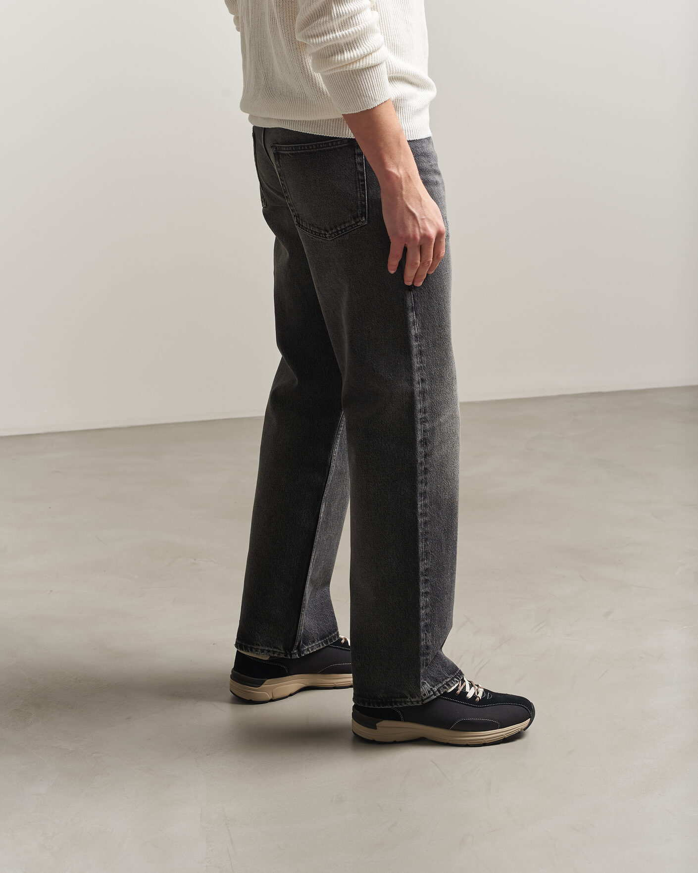 Men | Sneakers | Stepney Workers Club | Legion Suede Twill Sneaker Black