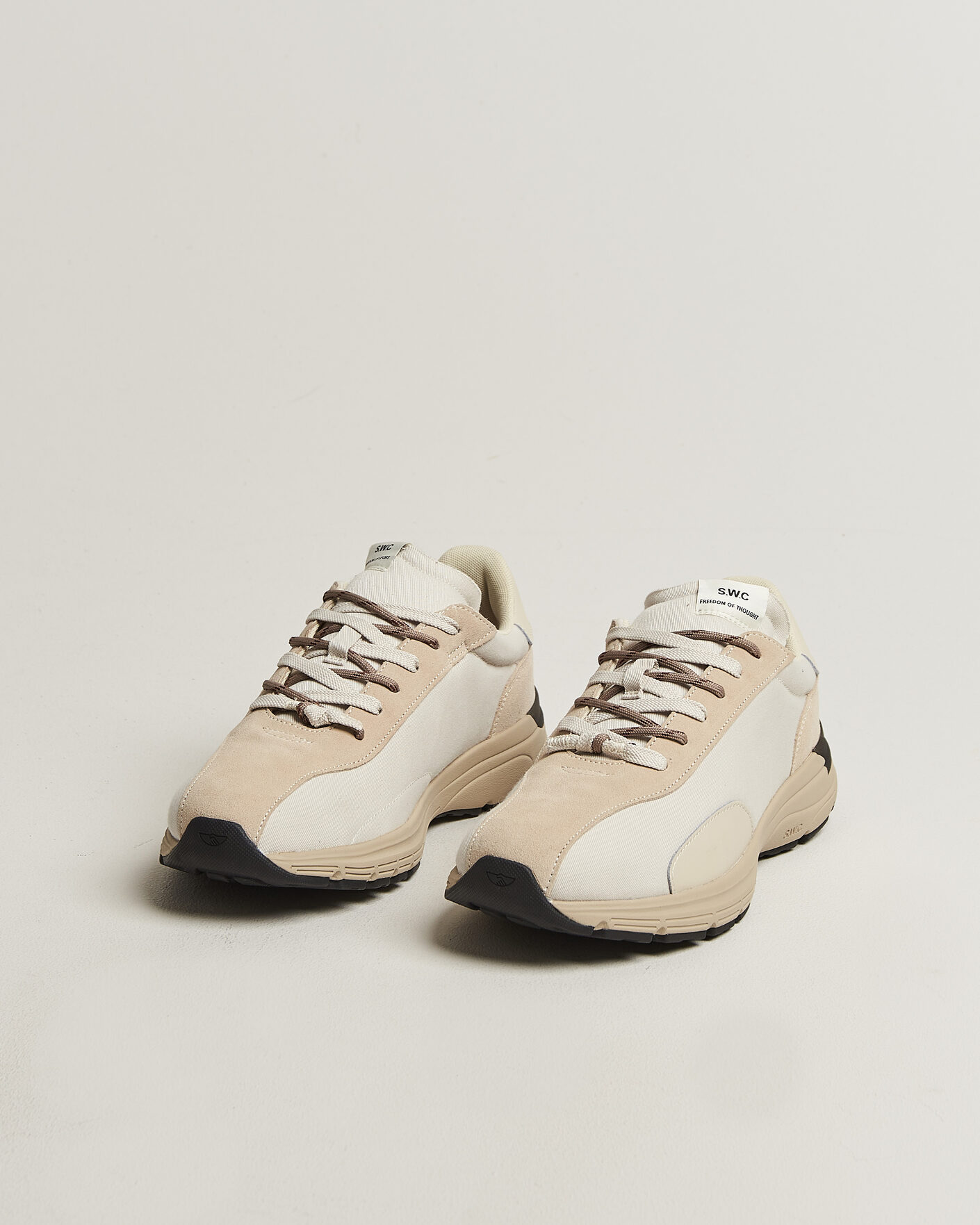 Men | Sneakers | Stepney Workers Club | Legion Suede Twill Sneaker Oat