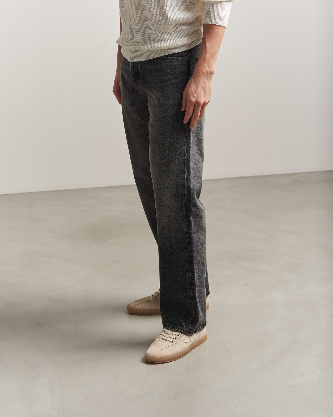 Men | Sneakers | Stepney Workers Club | Surma S-Strike Suede Sneaker Oat