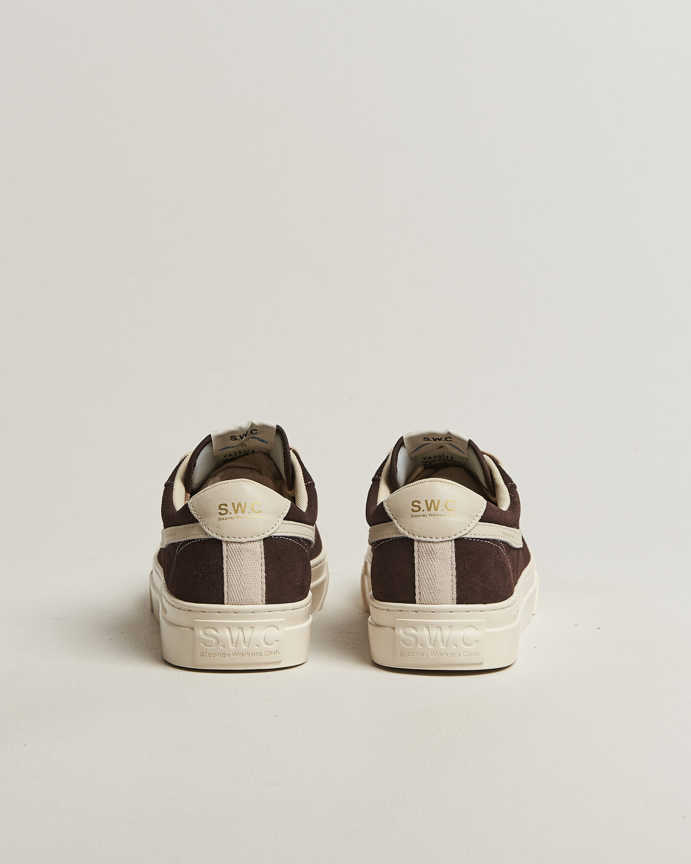 Men | Sneakers | Stepney Workers Club | Dellow S-Strike Cupsole Suede Sneaker Dark Brown