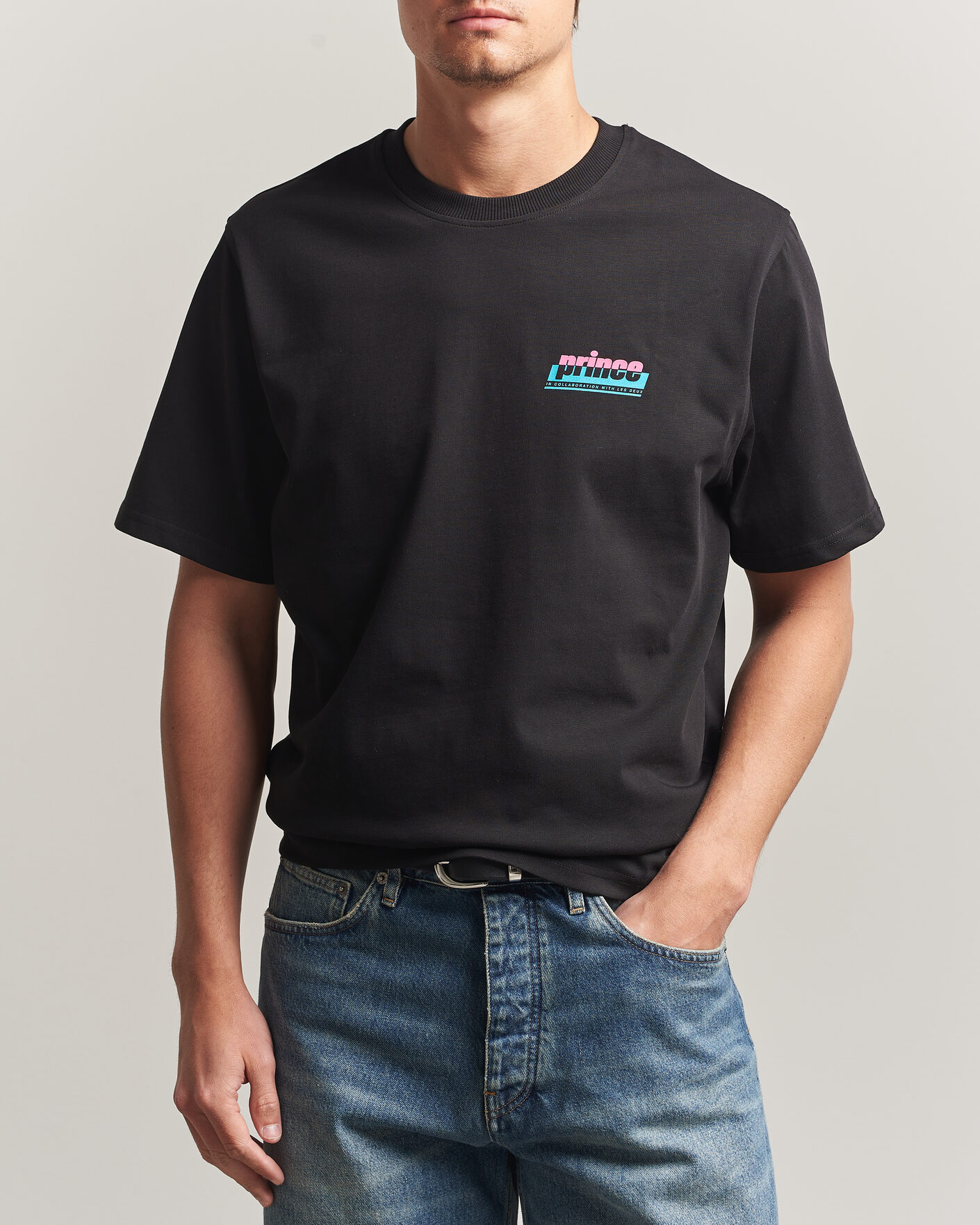 Men | T-Shirts | LES DEUX | Prince P T-Shirt Black