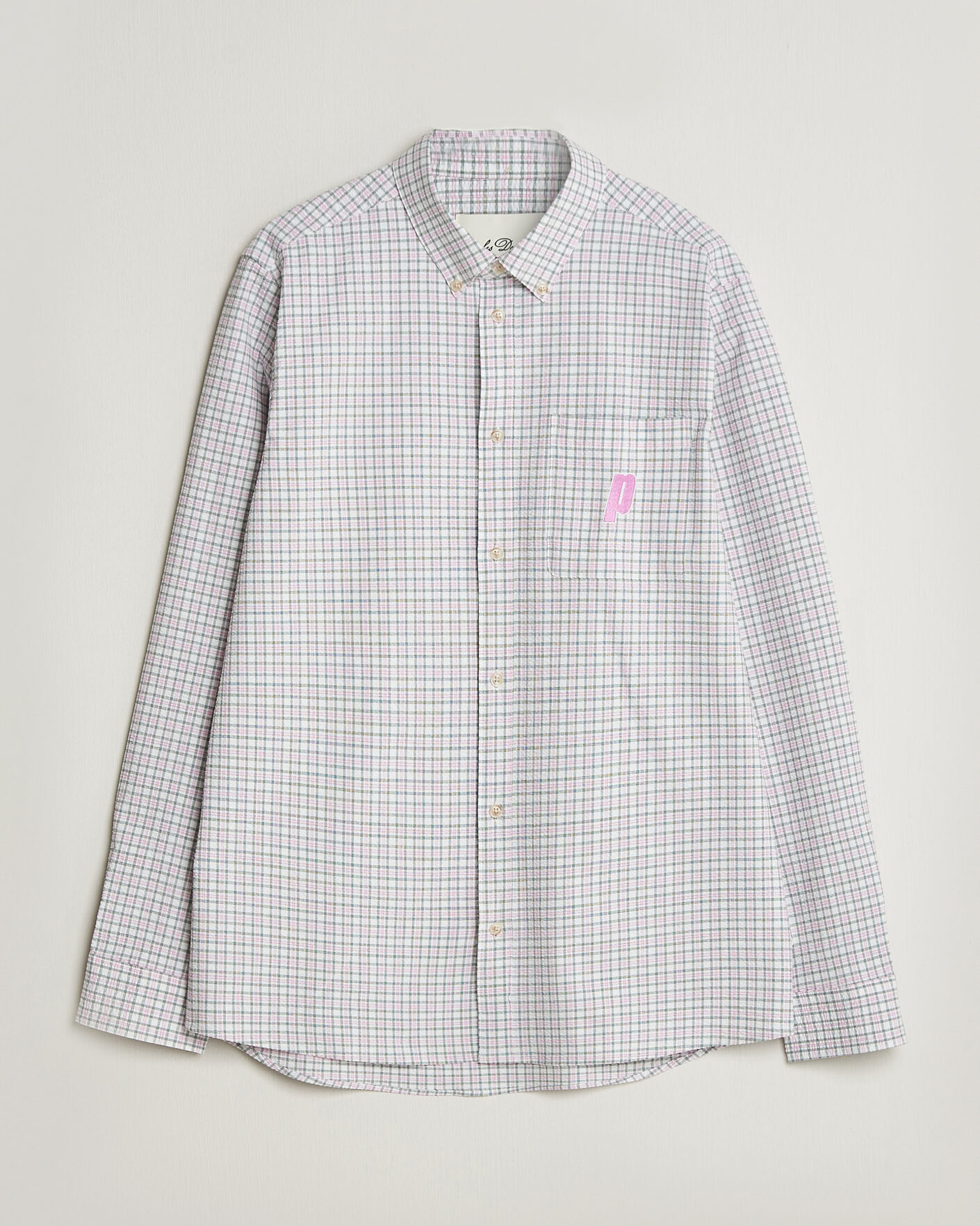 Men | Shirts | LES DEUX | Prince Seersucker Check Shirt Ivory
