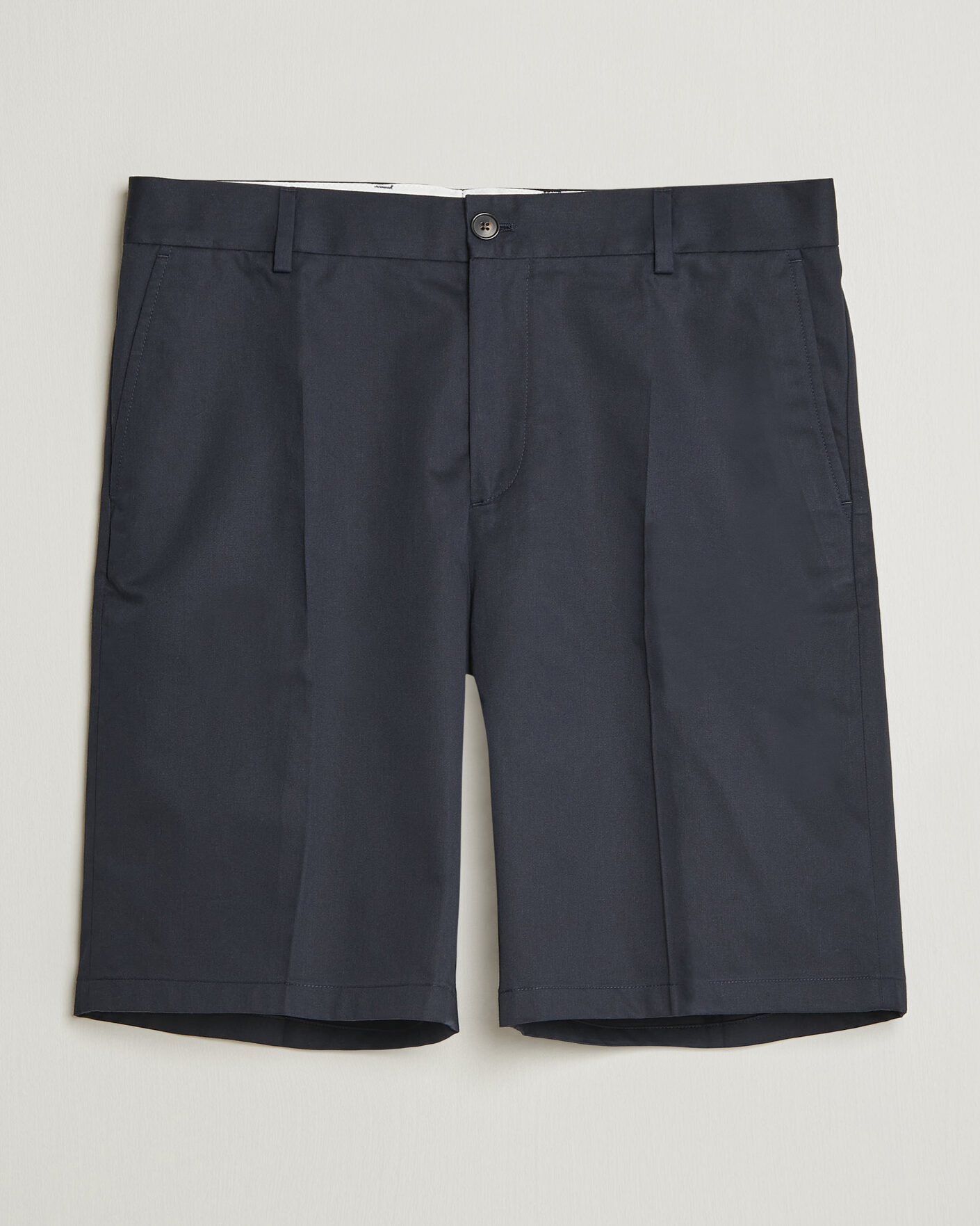 Men |  | Filippa K | Tailored Cotton Chino Shorts Navy