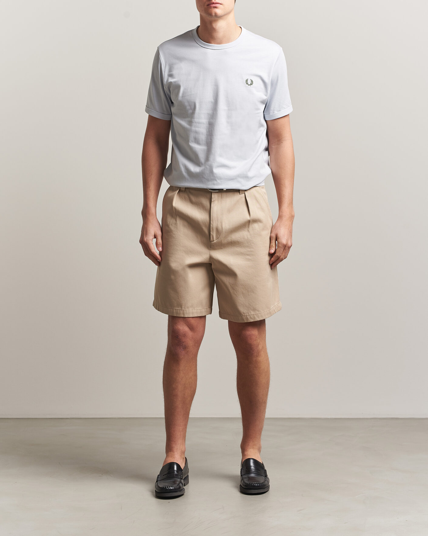 Men | T-Shirts | Fred Perry | Ringer T-Shirt Dusky Blue