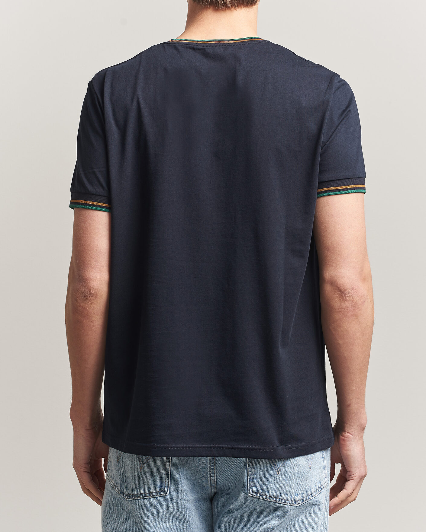 Men | T-Shirts | Fred Perry | Twin Tipped T-Shirt Navy