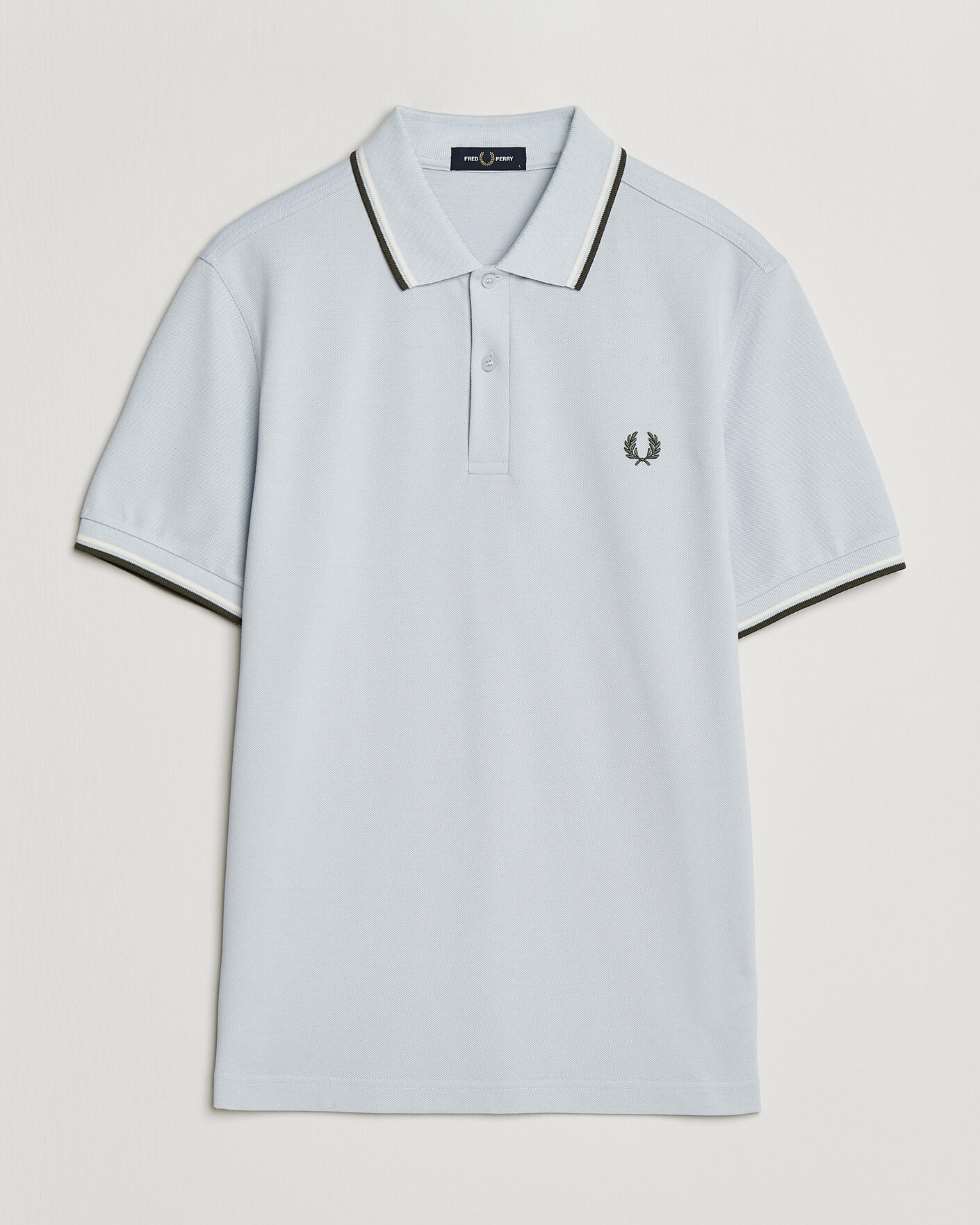 Men | Polo Shirts | Fred Perry | Twin Tipped Polo Shirt Dusky Blue