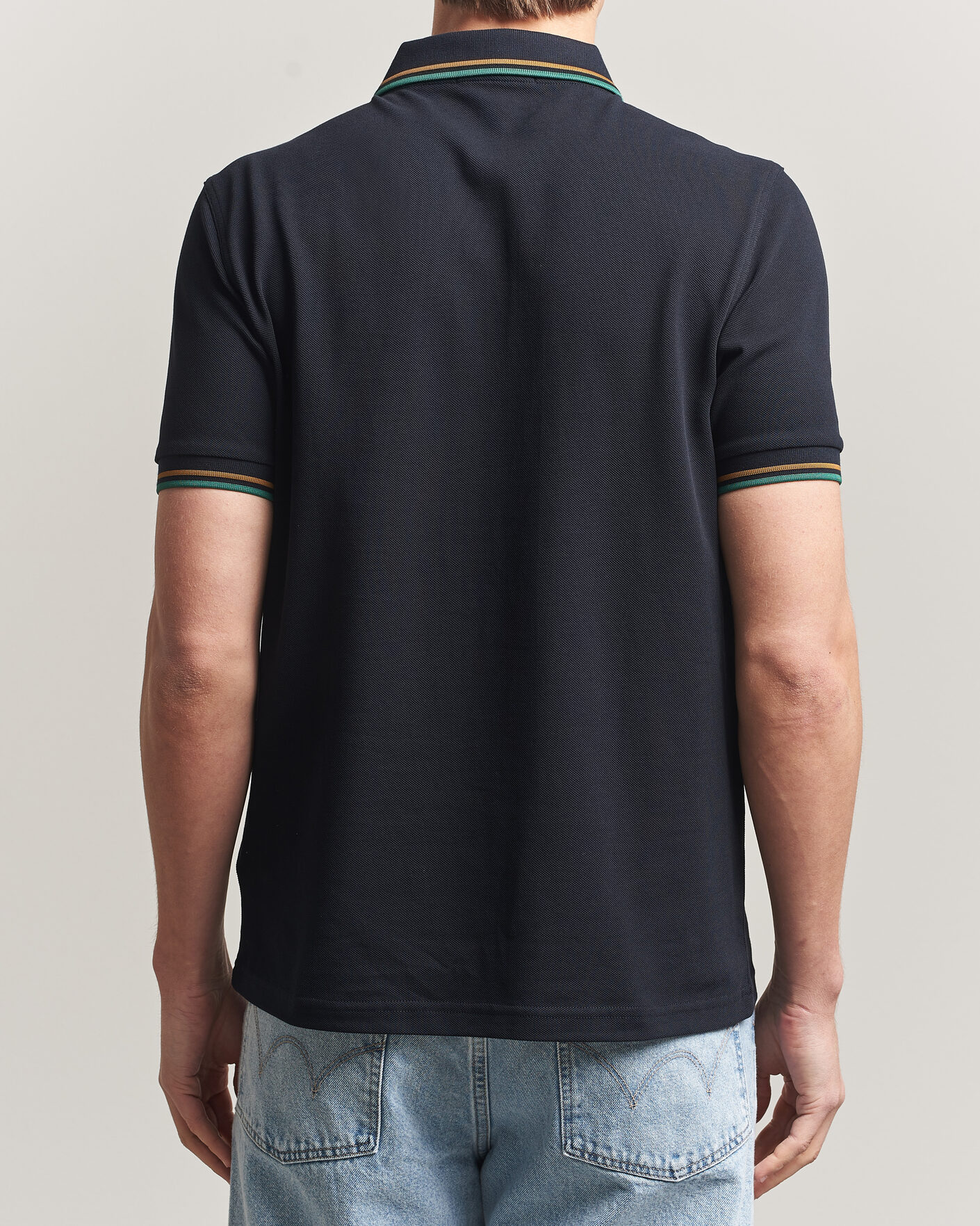 Men | Polo Shirts | Fred Perry | Twin Tipped Polo Shirt Navy
