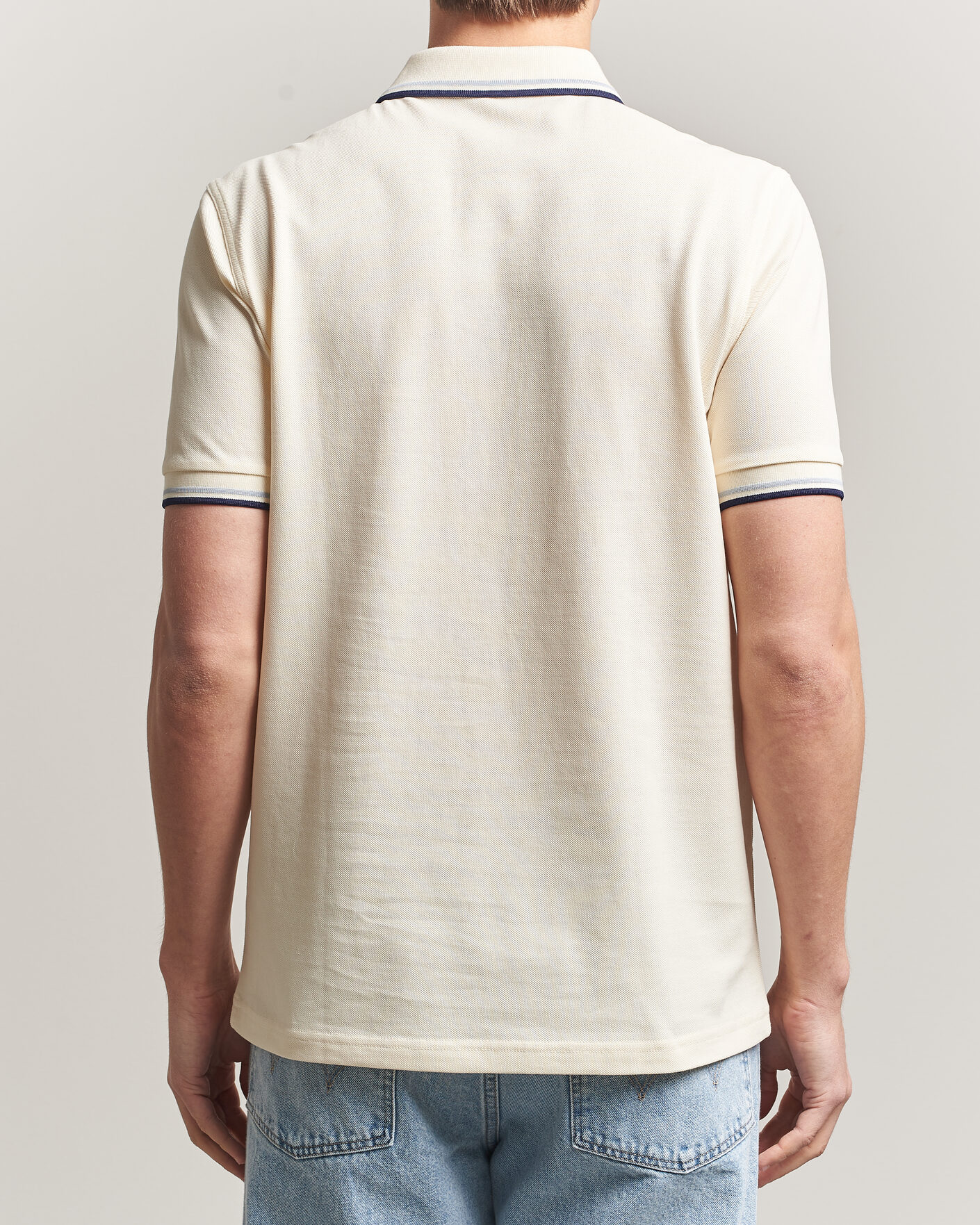Men | Polo Shirts | Fred Perry | Twin Tipped Polo Shirt Ecru
