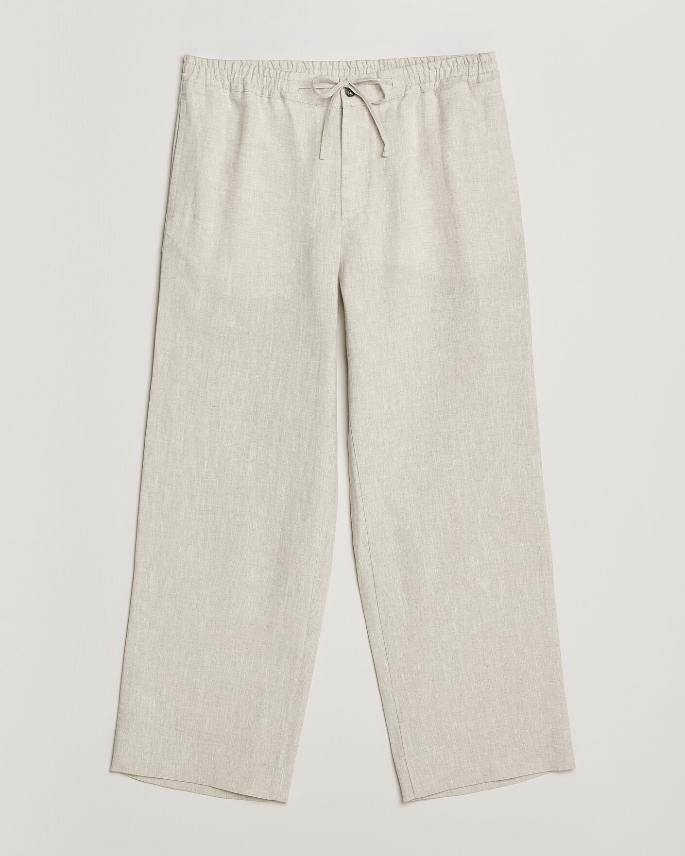 J.Lindeberg Noah Drape Linen Pants Moonbeam at CareOfCarl.com