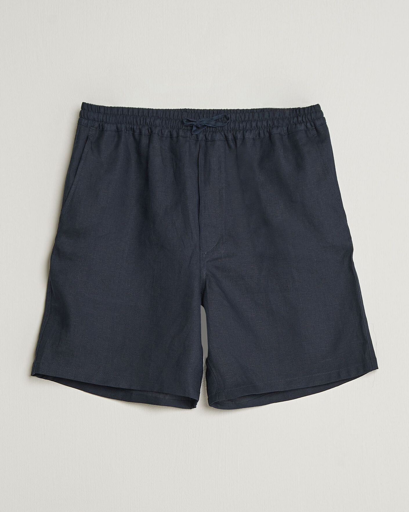 Men | Shorts | J.Lindeberg | Joff Linen Drawstring Shorts Navy