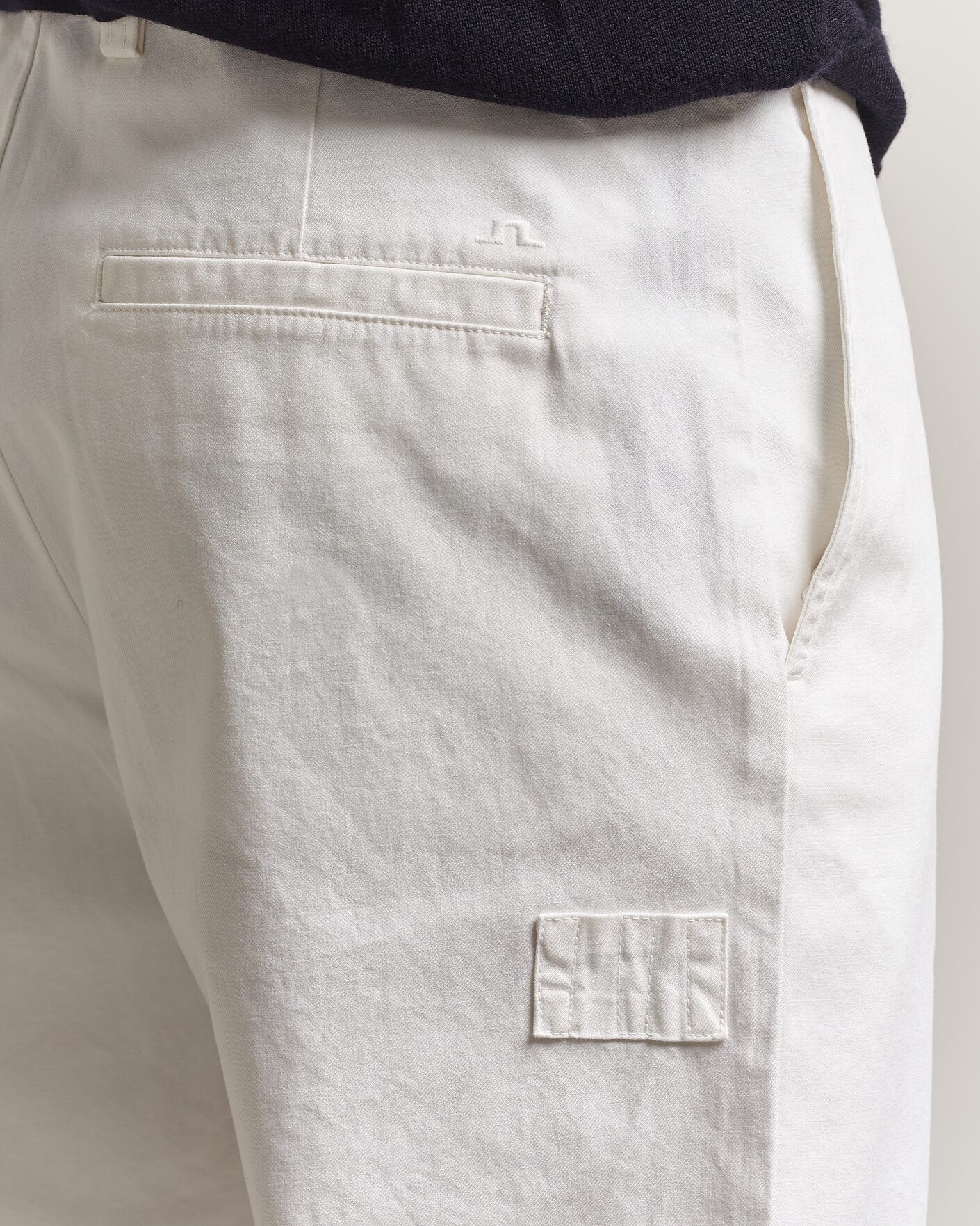 Men | Trousers | J.Lindeberg | Devyn Cotton Twill Pants White
