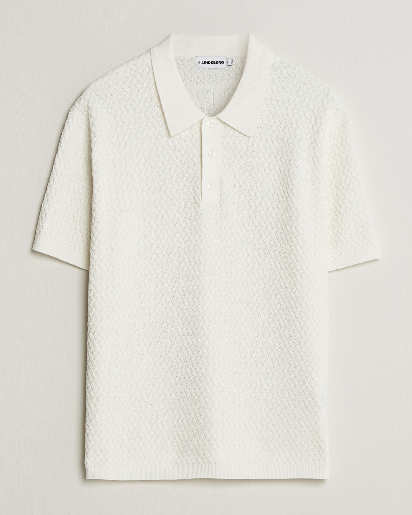 Men | Polo Shirts | J.Lindeberg | Jacques Structured Knitted Polo Tofu