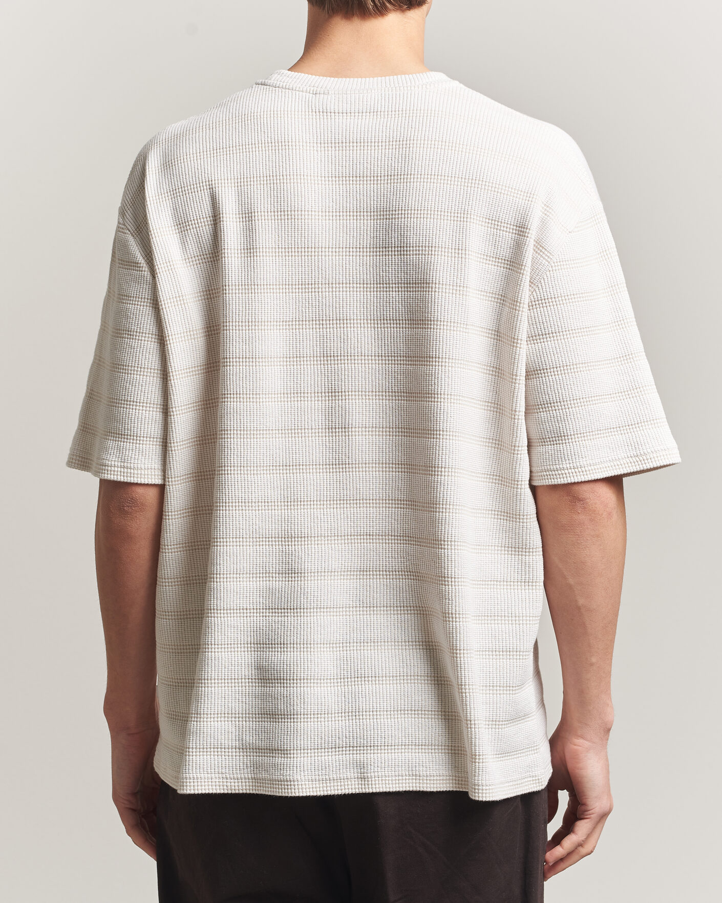 Men | T-Shirts | J.Lindeberg | Jose Jacquard T-Shirt Moonbeam