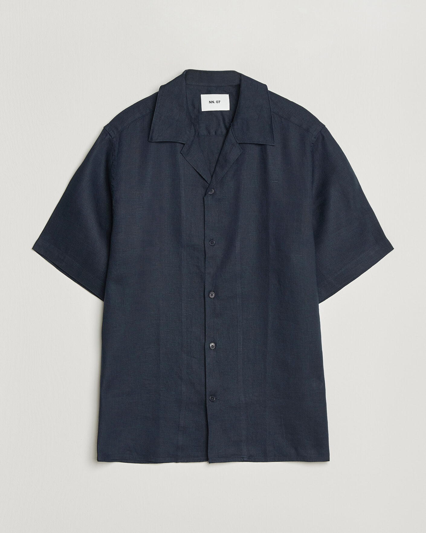 Men | Shirts | NN07 | Julio Linen Resort Shirt Navy Blue