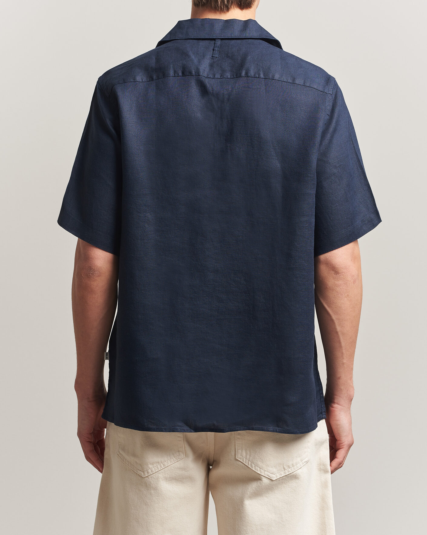 Men | Shirts | NN07 | Julio Linen Resort Shirt Navy Blue
