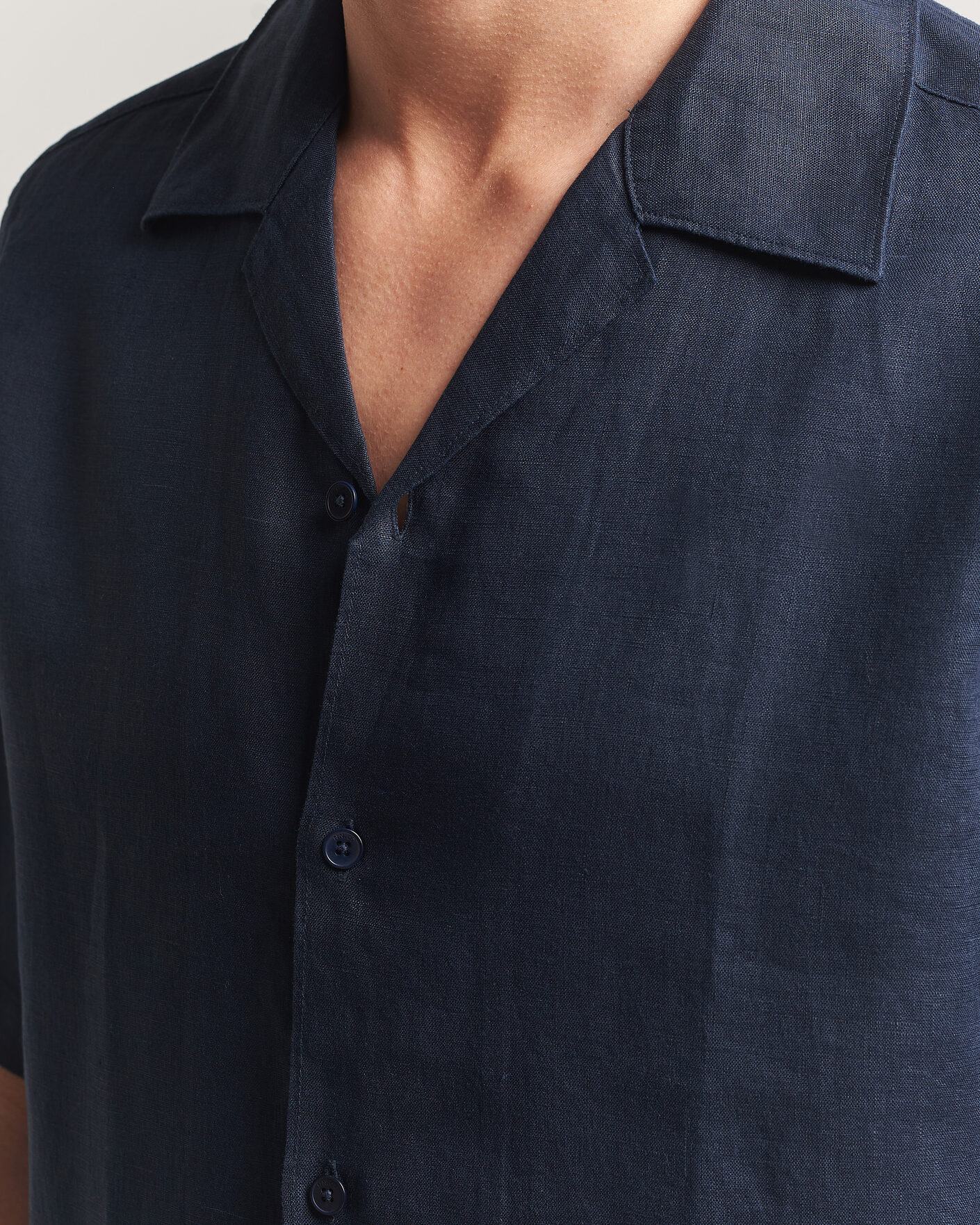 Men | Shirts | NN07 | Julio Linen Resort Shirt Navy Blue
