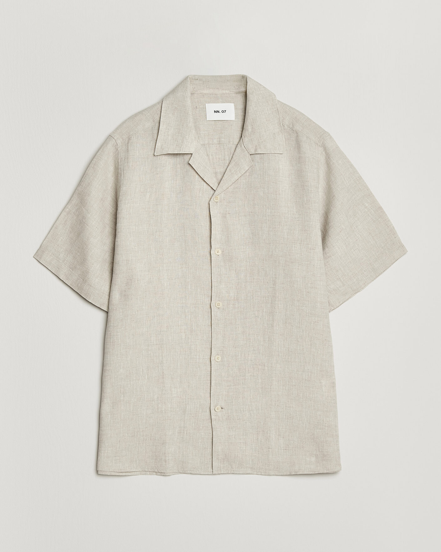 Men | Shirts | NN07 | Julio Linen Resort Shirt Oat