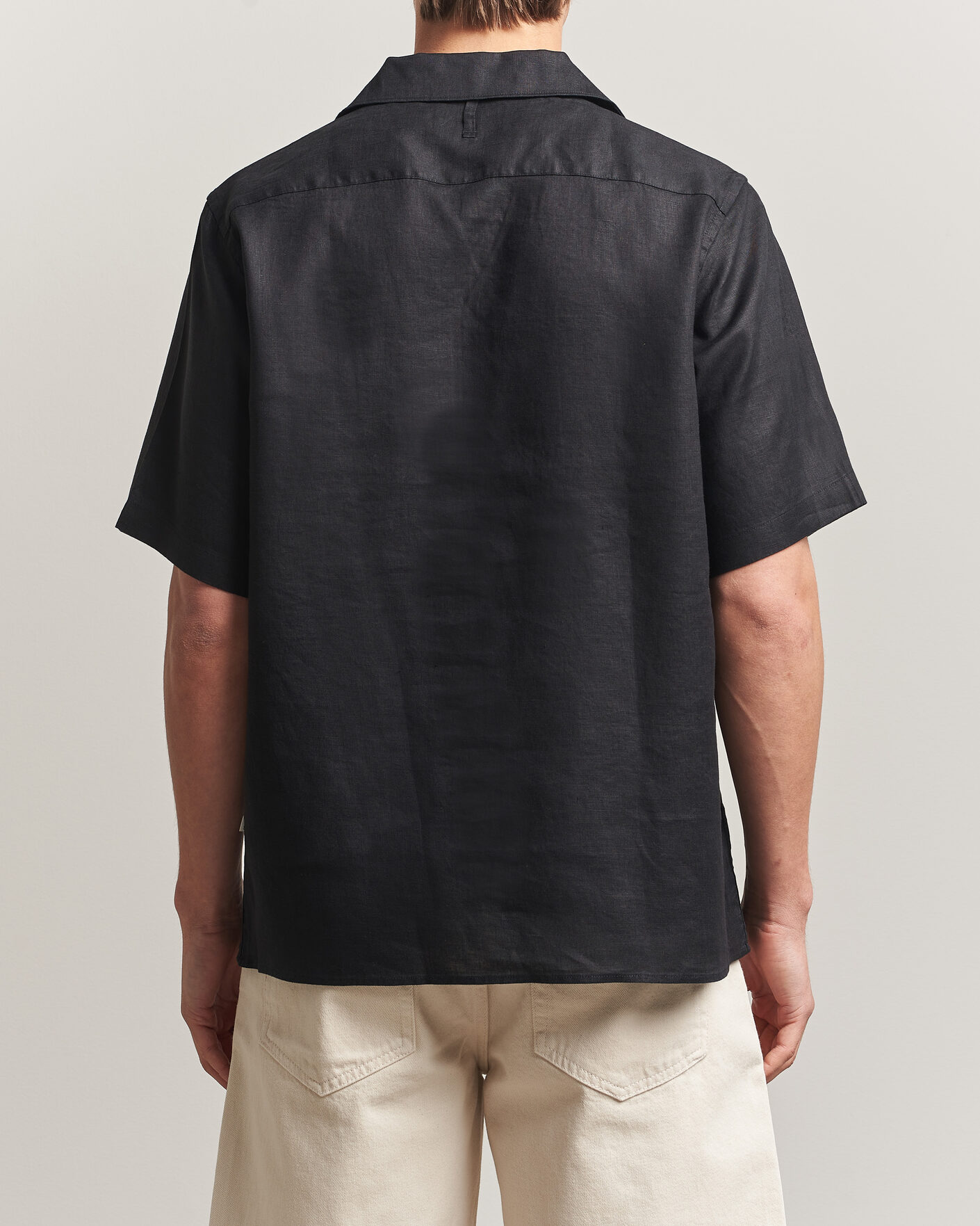 Men | Shirts | NN07 | Julio Linen Resort Shirt Black